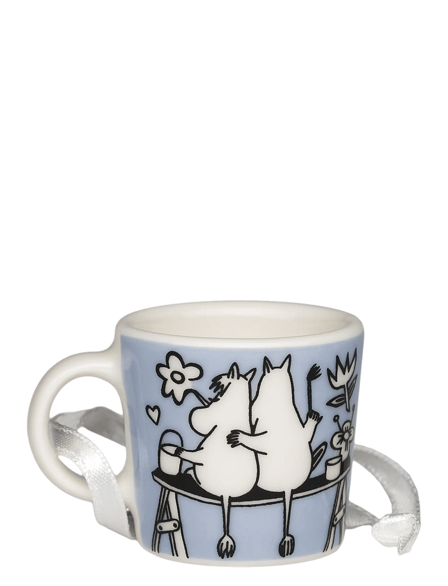 Arabia - Moomin mini mug Love Blue Box - espressotassid - blue - 1