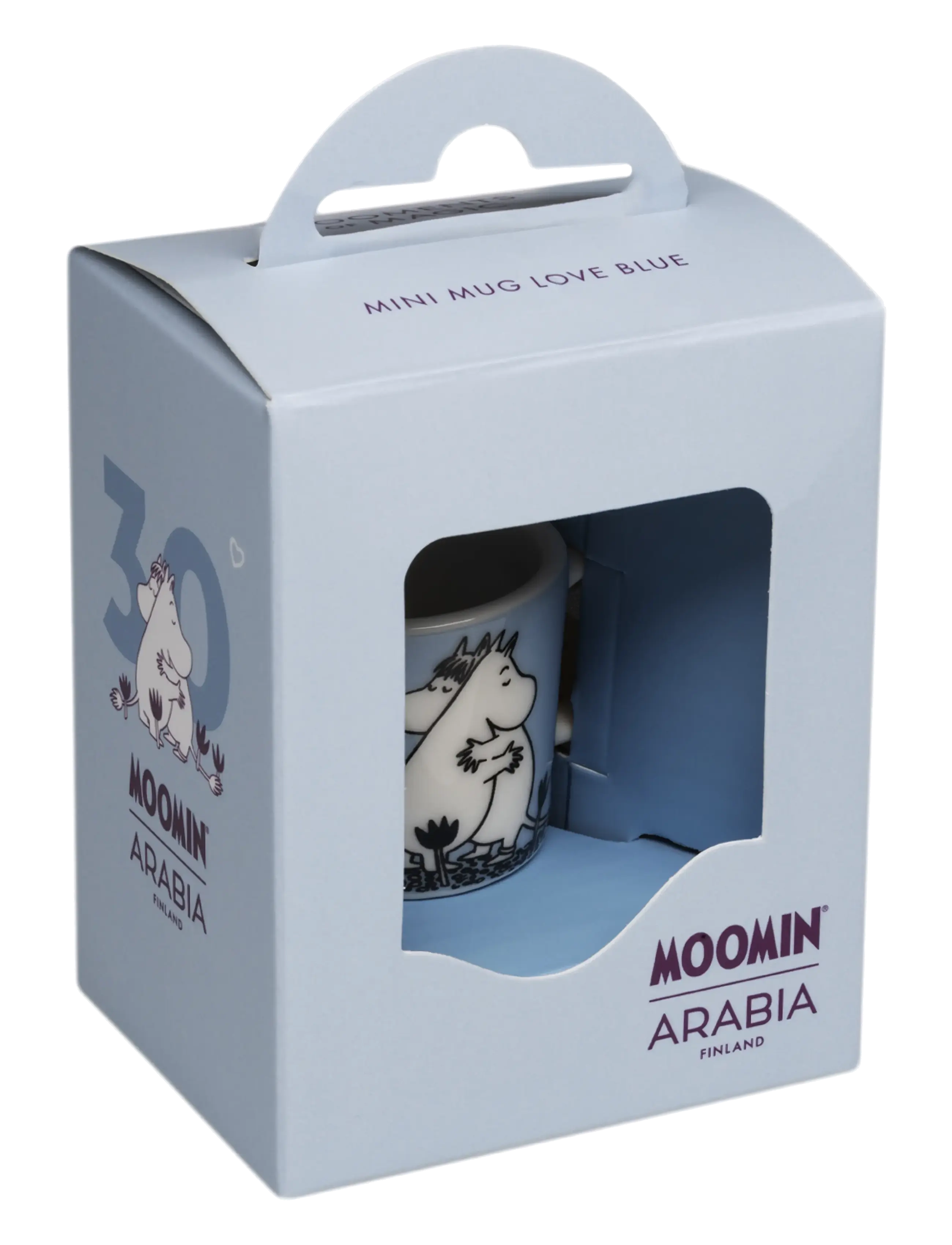 Arabia - Moomin mini mug Love Blue Box - espressotassen - blue - 2