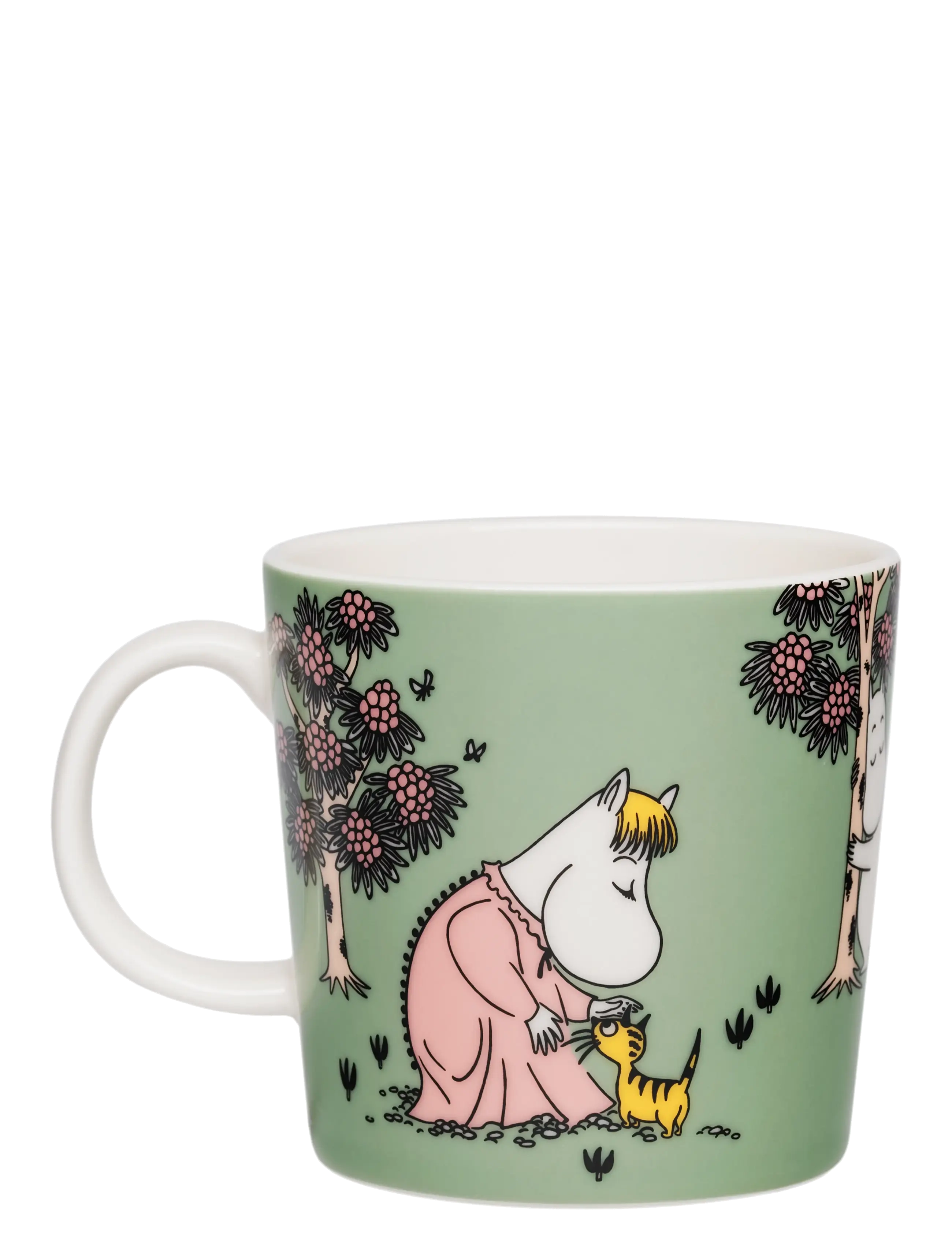 Arabia Moomin Mug 0,3L Loving Care, Coffee Kop, Grøn, Str: 0.3 L
