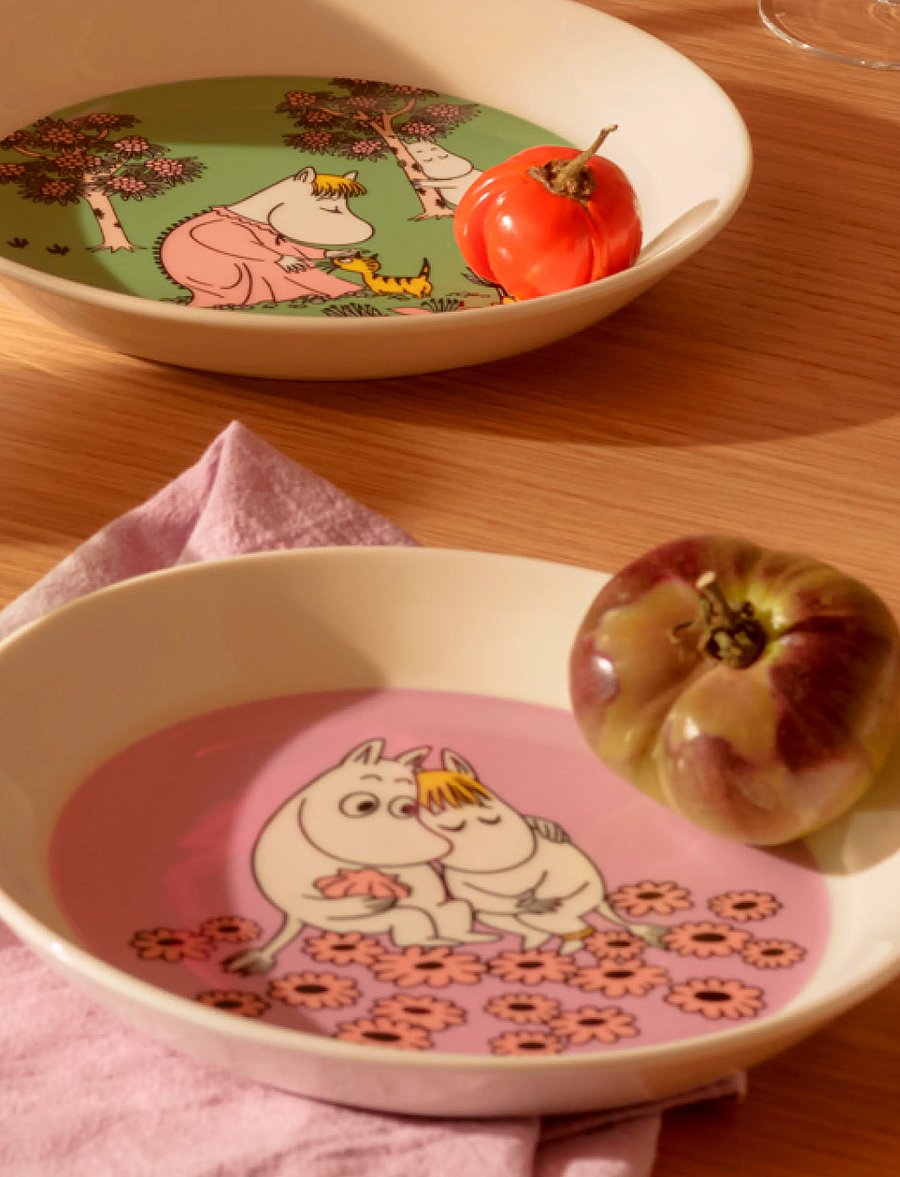 Arabia - Moomin plate 19cm Sweethearts - tiefe teller - multicolor - 1