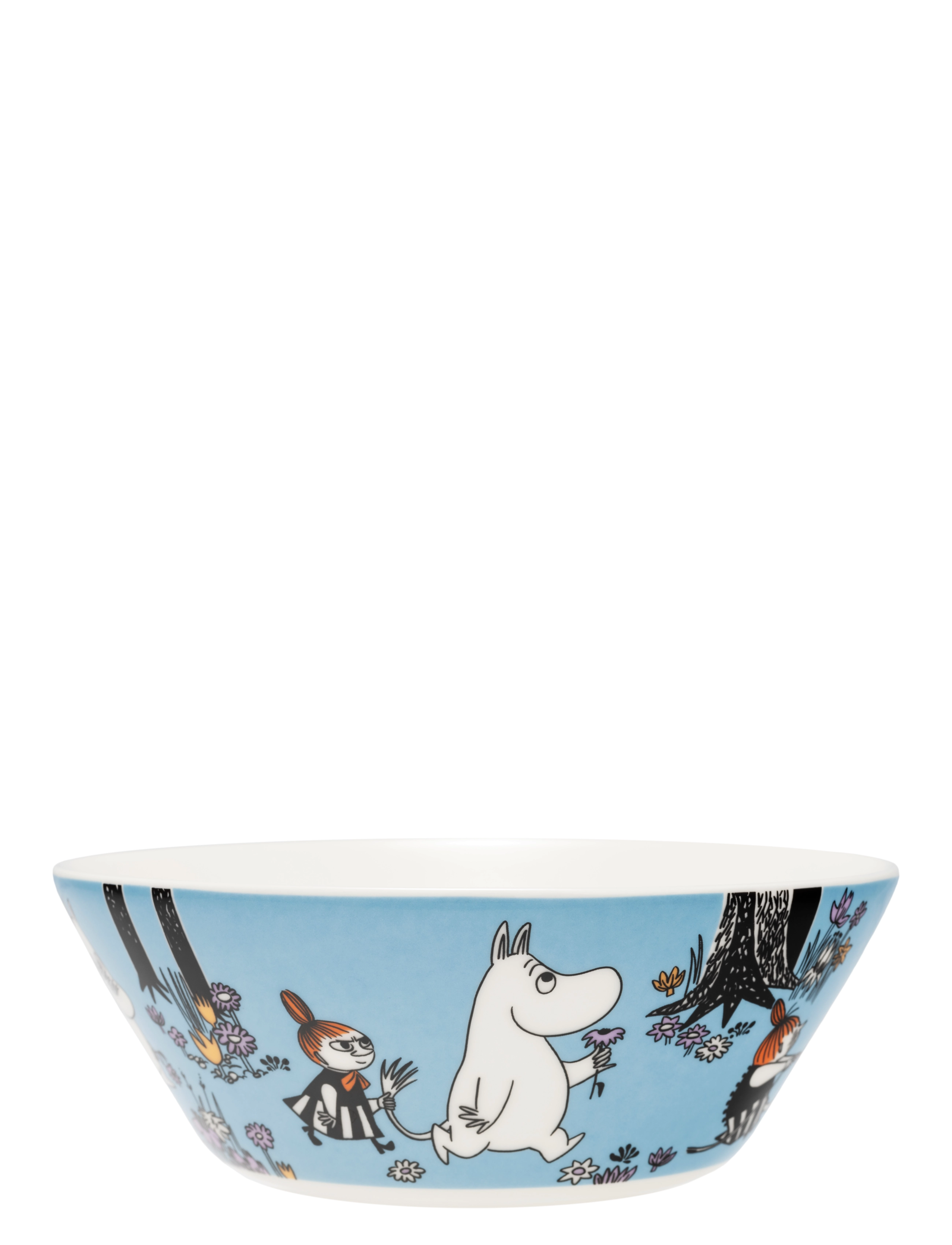Arabia Moomin Bowl 15cm Friends Forever, 15 cm, Blue, Skåle > Morgenmadsskåle, Unisex