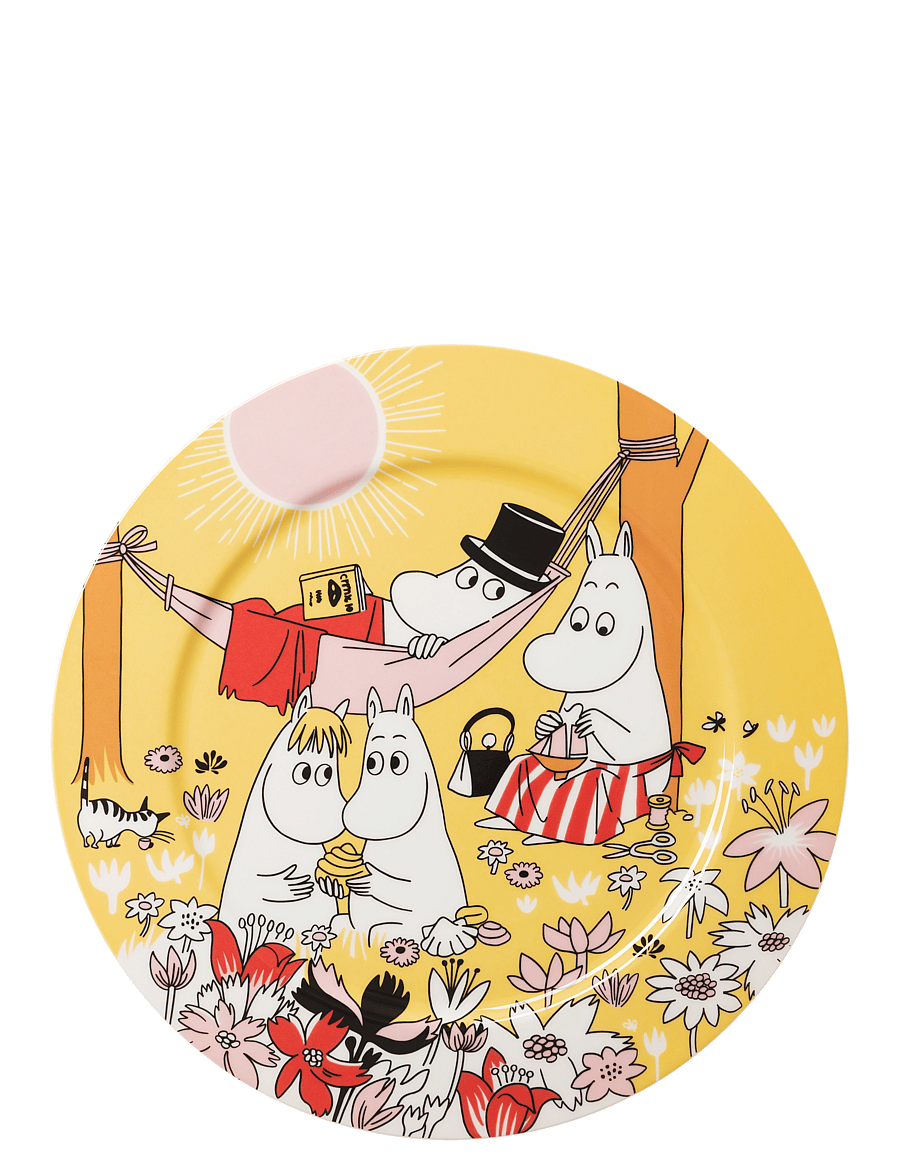 Arabia - Moomin serving plate 30cm Family time y. - servierplatten - multicolor - 0