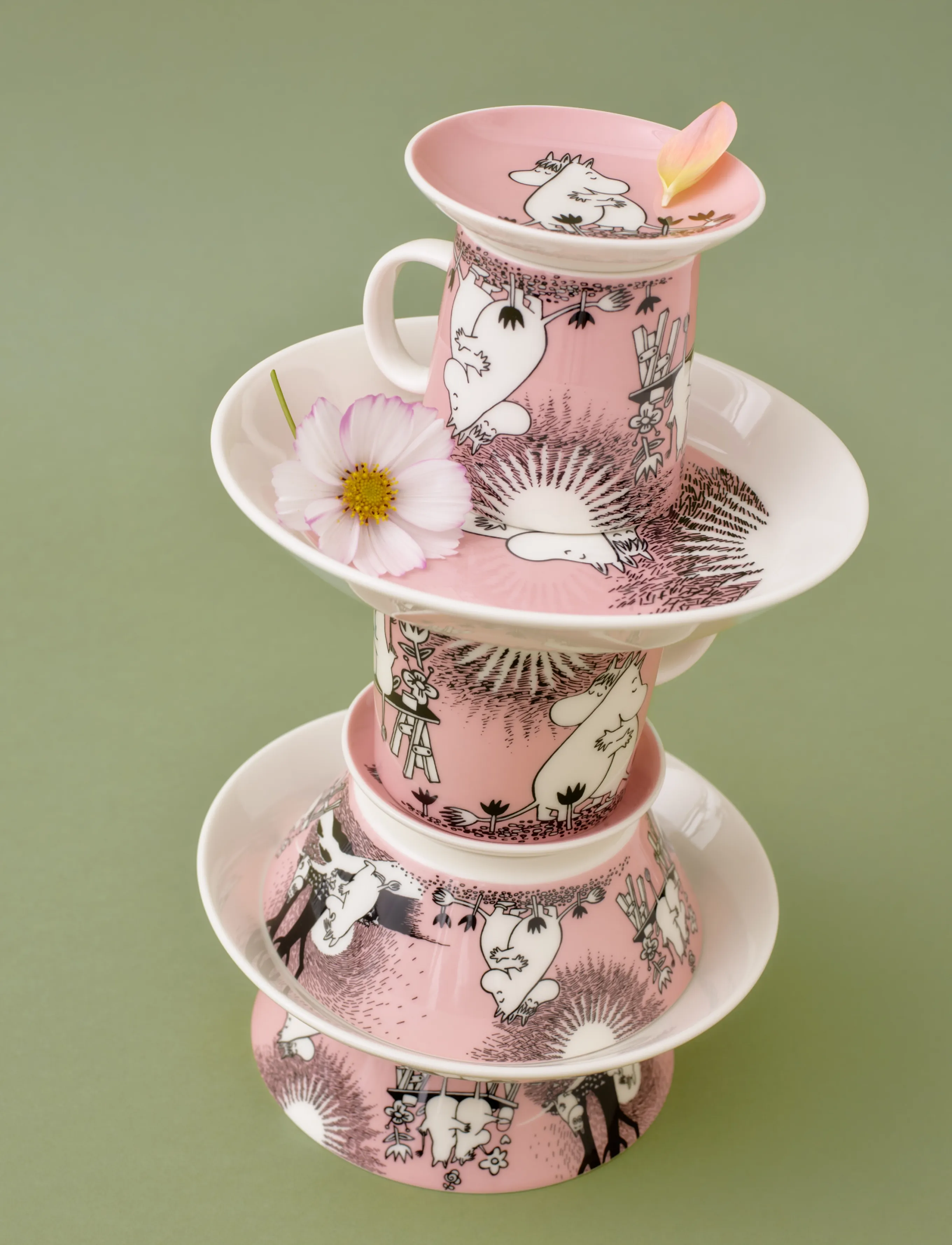 Arabia Moomin Mug 0,4L Love 30, 0.4 L, Pink, Kopper & Krus > Kaffekopper, Unisex