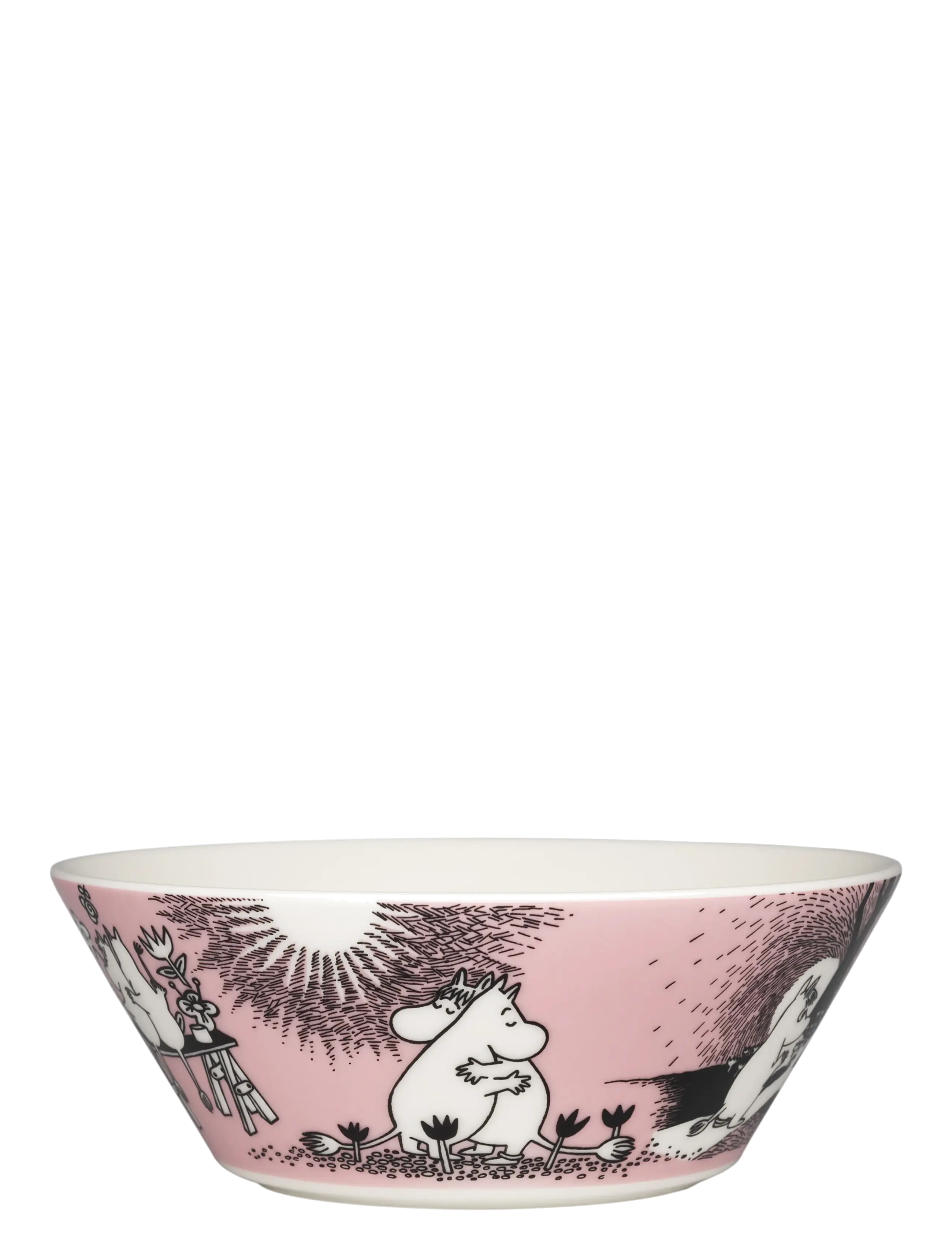 Arabia Moomin bowl 15cm Love 30 - Arabia - PINK / pink/rose