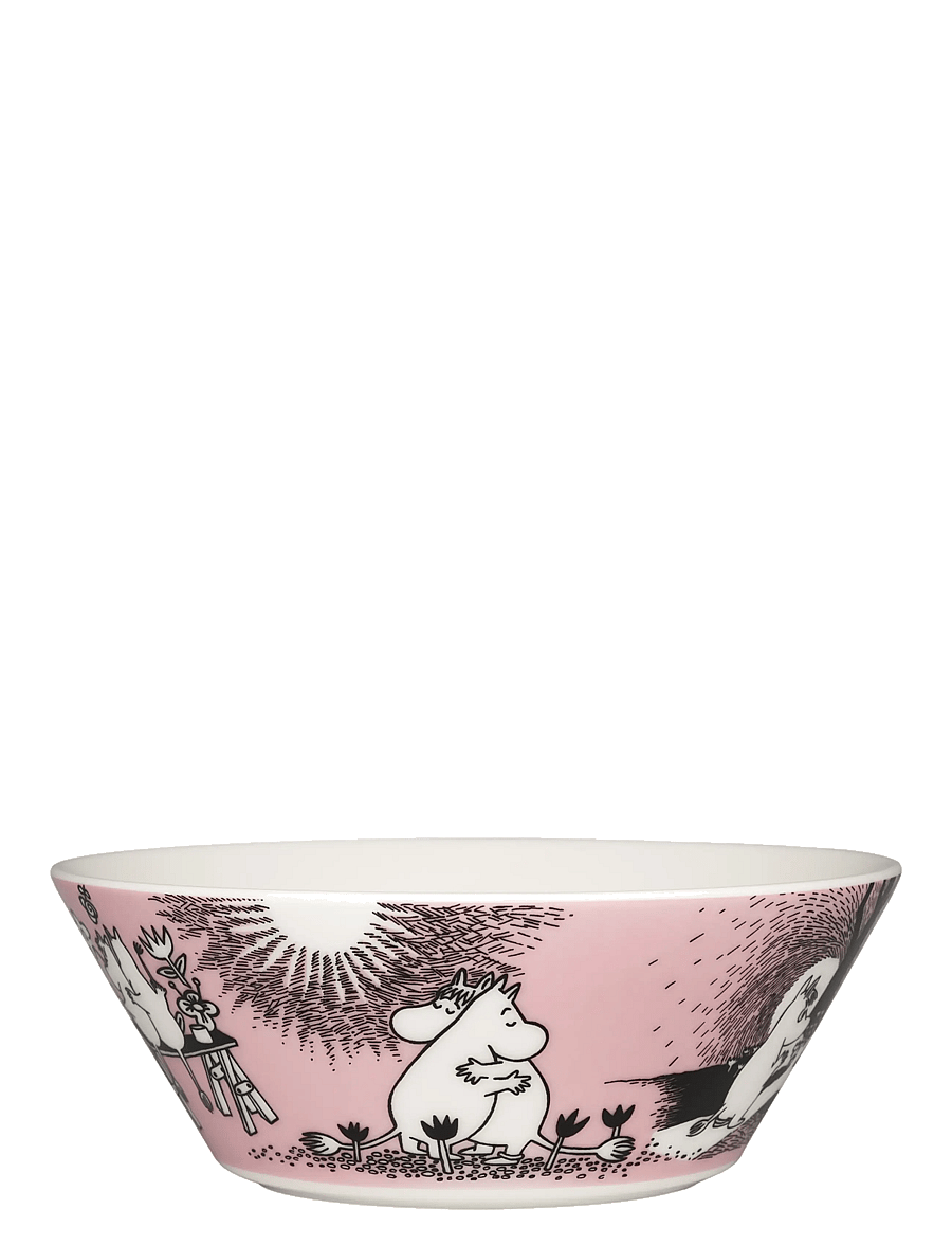 Arabia - Moomin bowl 15cm Love 30 - müslischalen - pink - 1