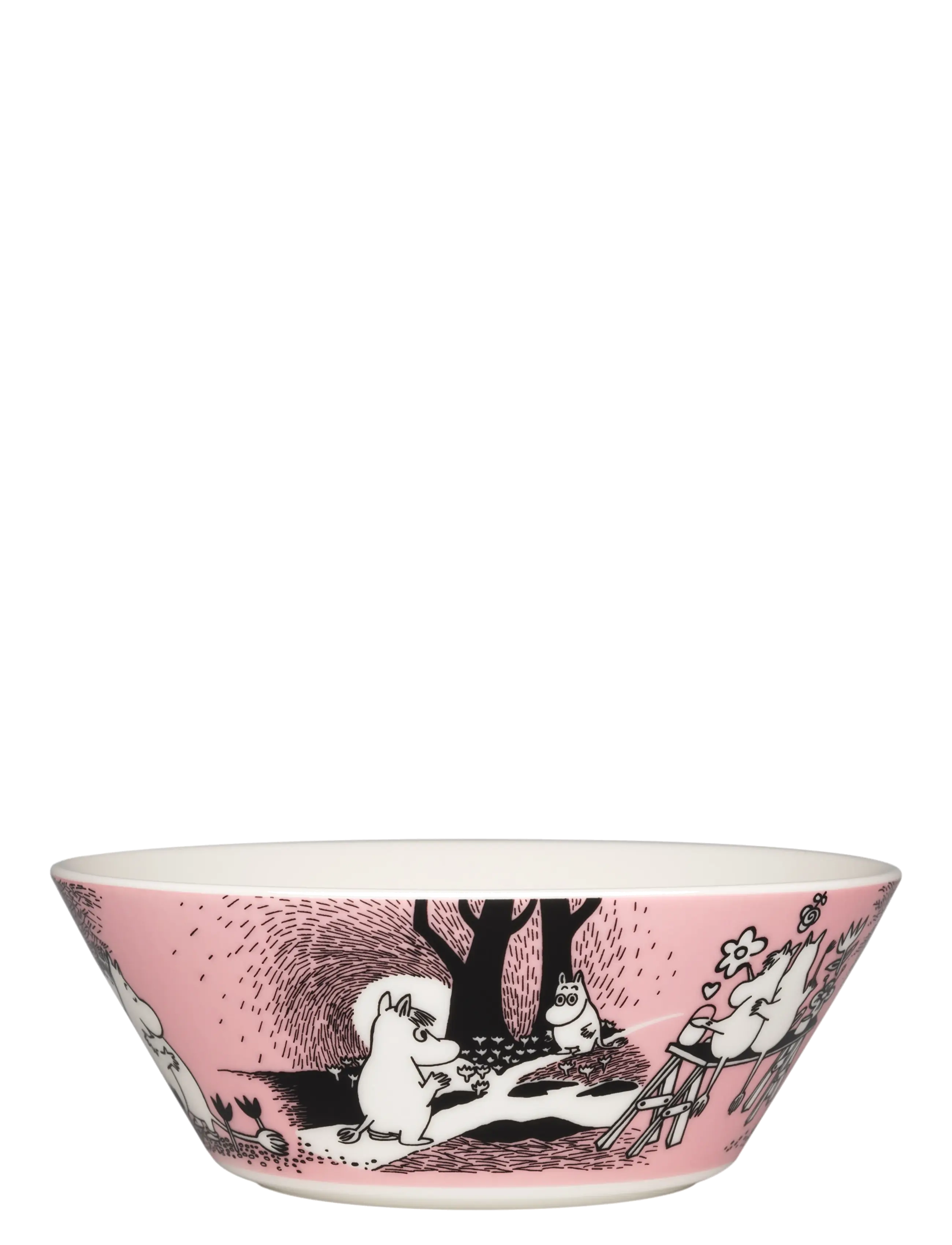 Arabia - Moomin bowl 15cm Love 30 - müslischalen - pink - 2