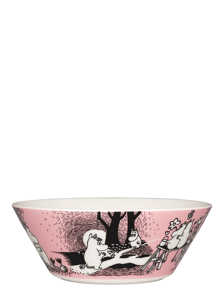 Arabia - Moomin bowl 15cm Love 30 - müslischalen - pink - 2