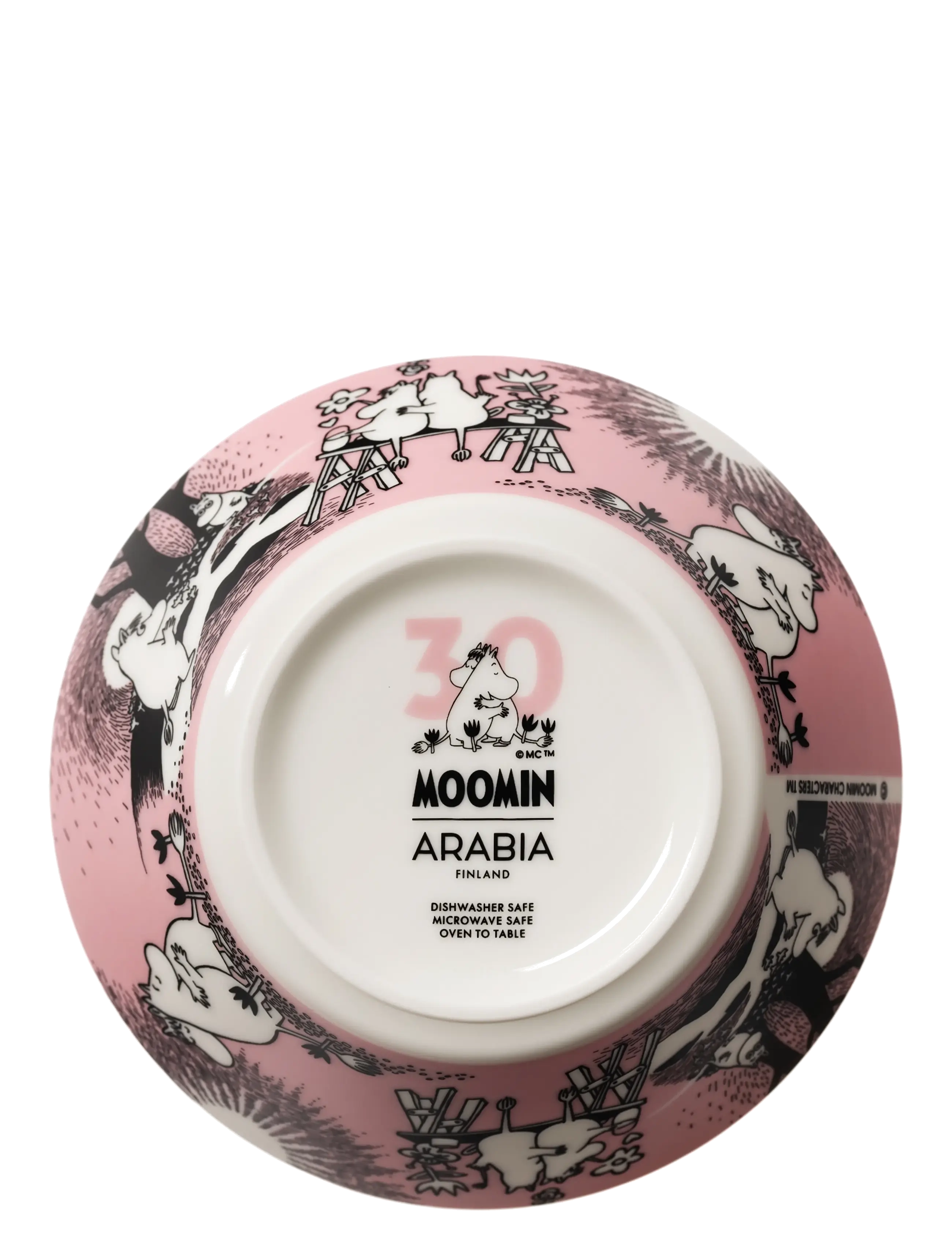 Arabia - Moomin bowl 15cm Love 30 - müslischalen - pink - 3