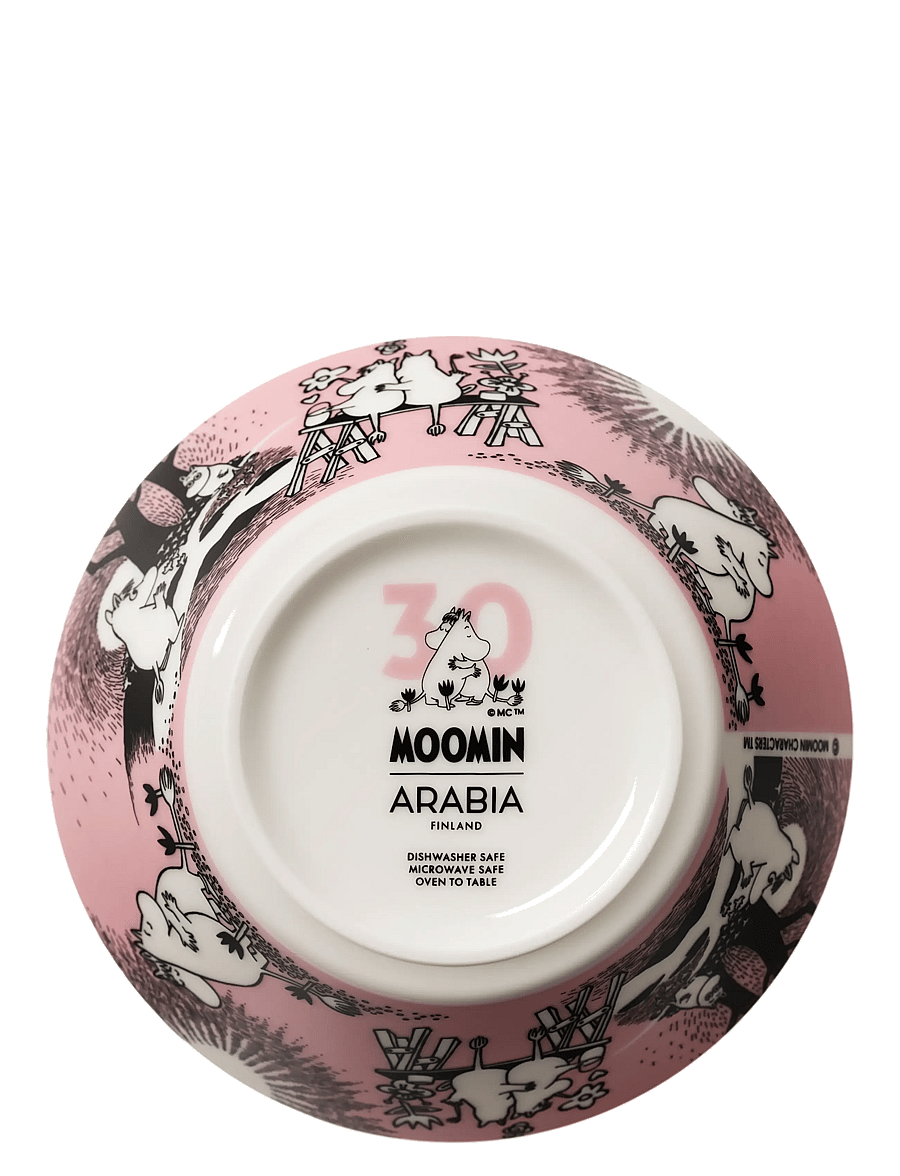 Arabia - Moomin bowl 15cm Love 30 - müslischalen - pink - 3