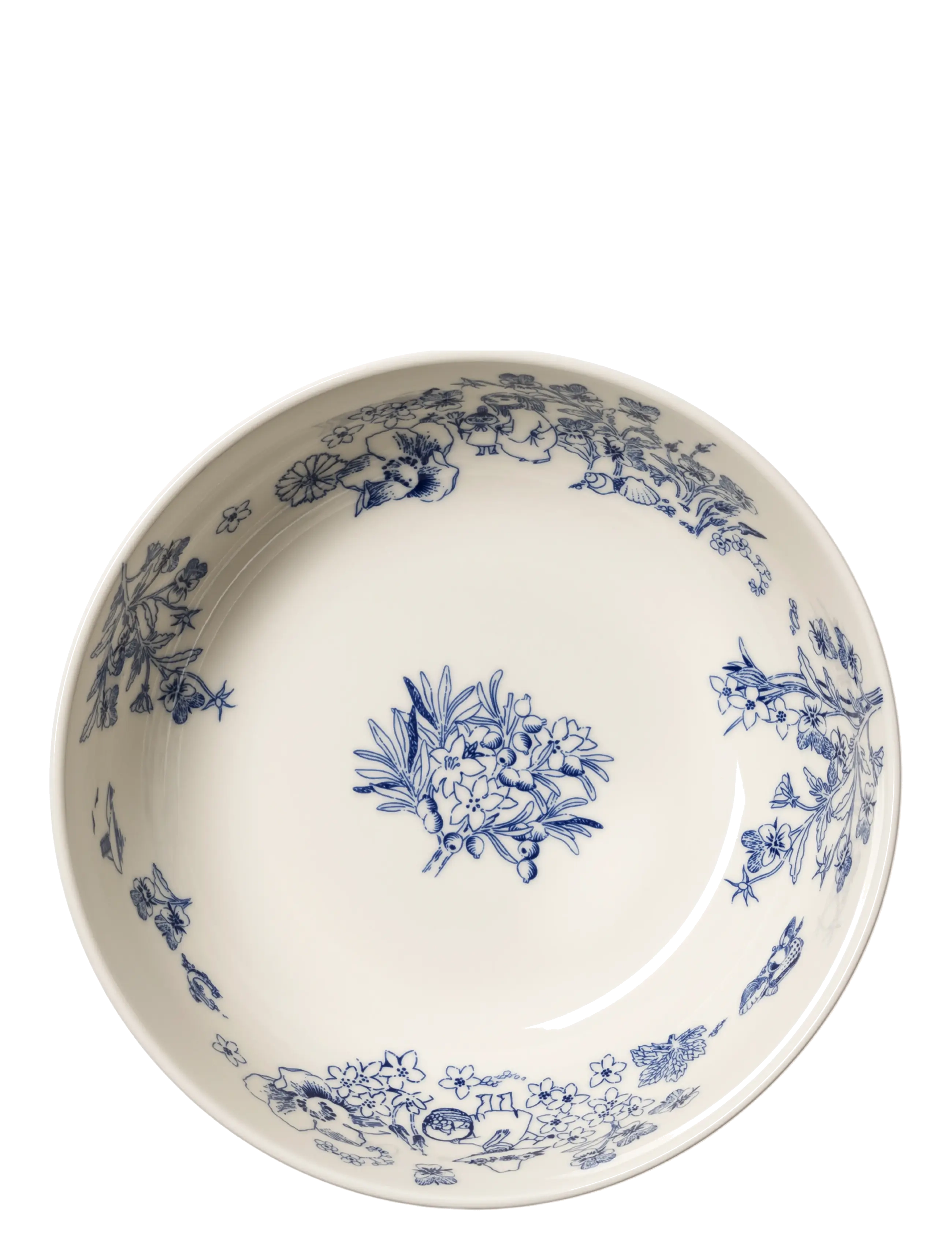 Arabia Moomin Serving Bowl 28Cm Haru, Serving Skål, Blå, Str: 28 CM