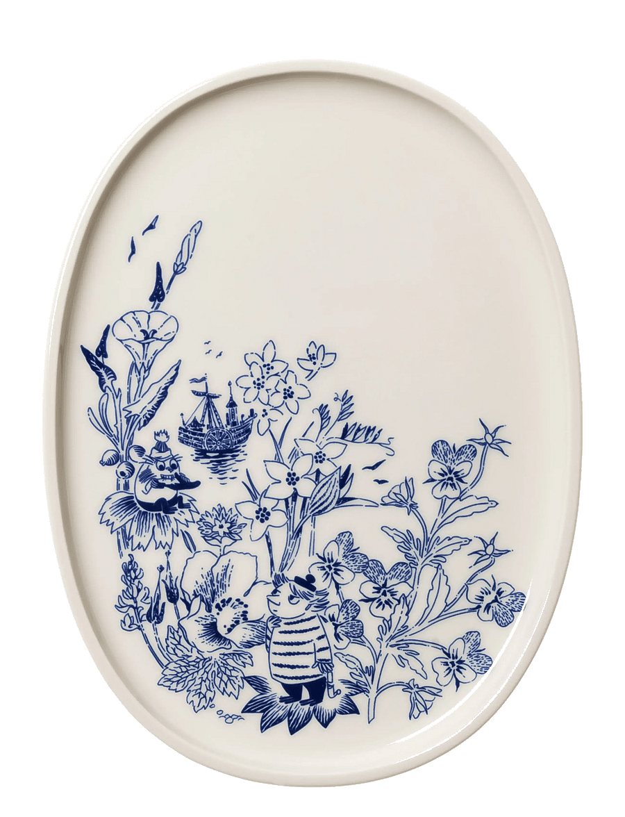 Arabia - Moomin serving plate 17cm Haru Too-Ticky - servierplatten - white - 1