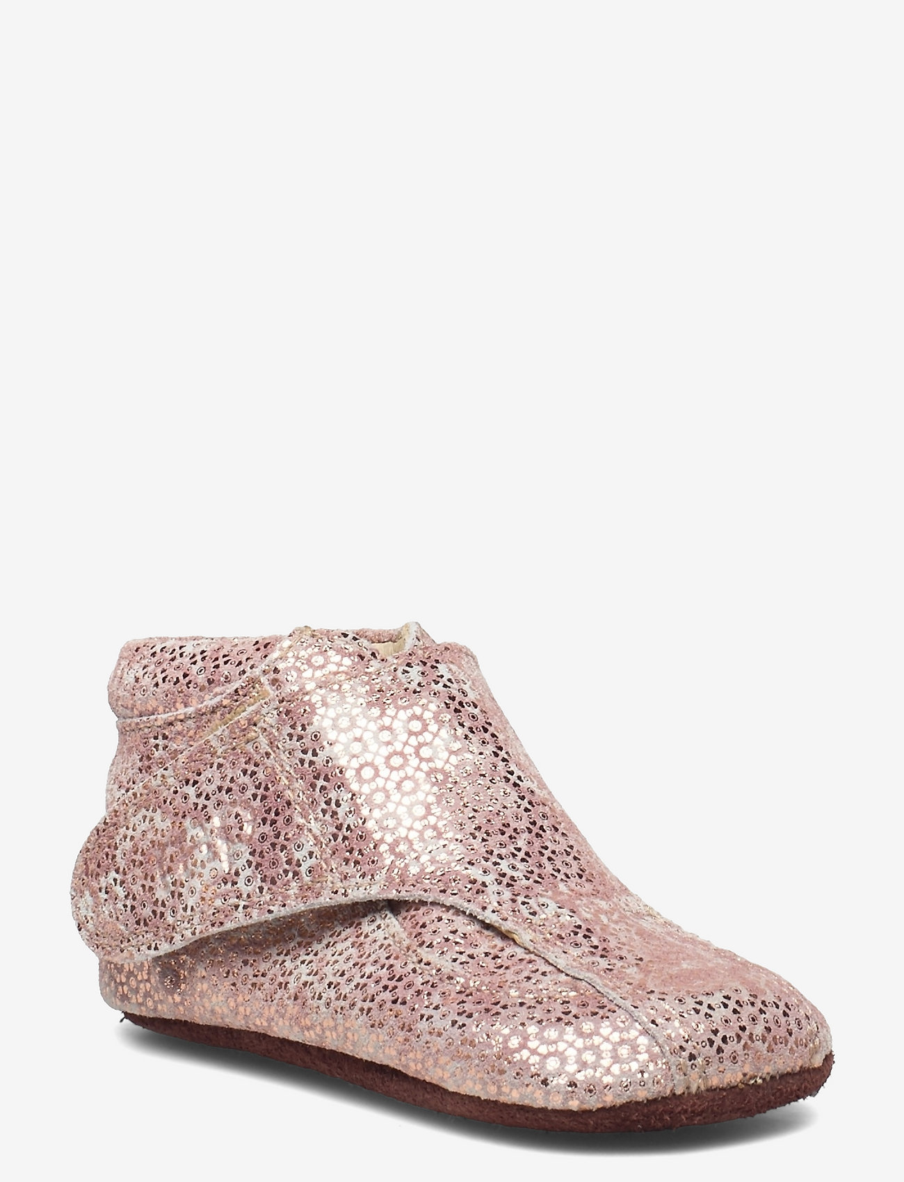 Hand Made Baby Boot - FLOWER PINK