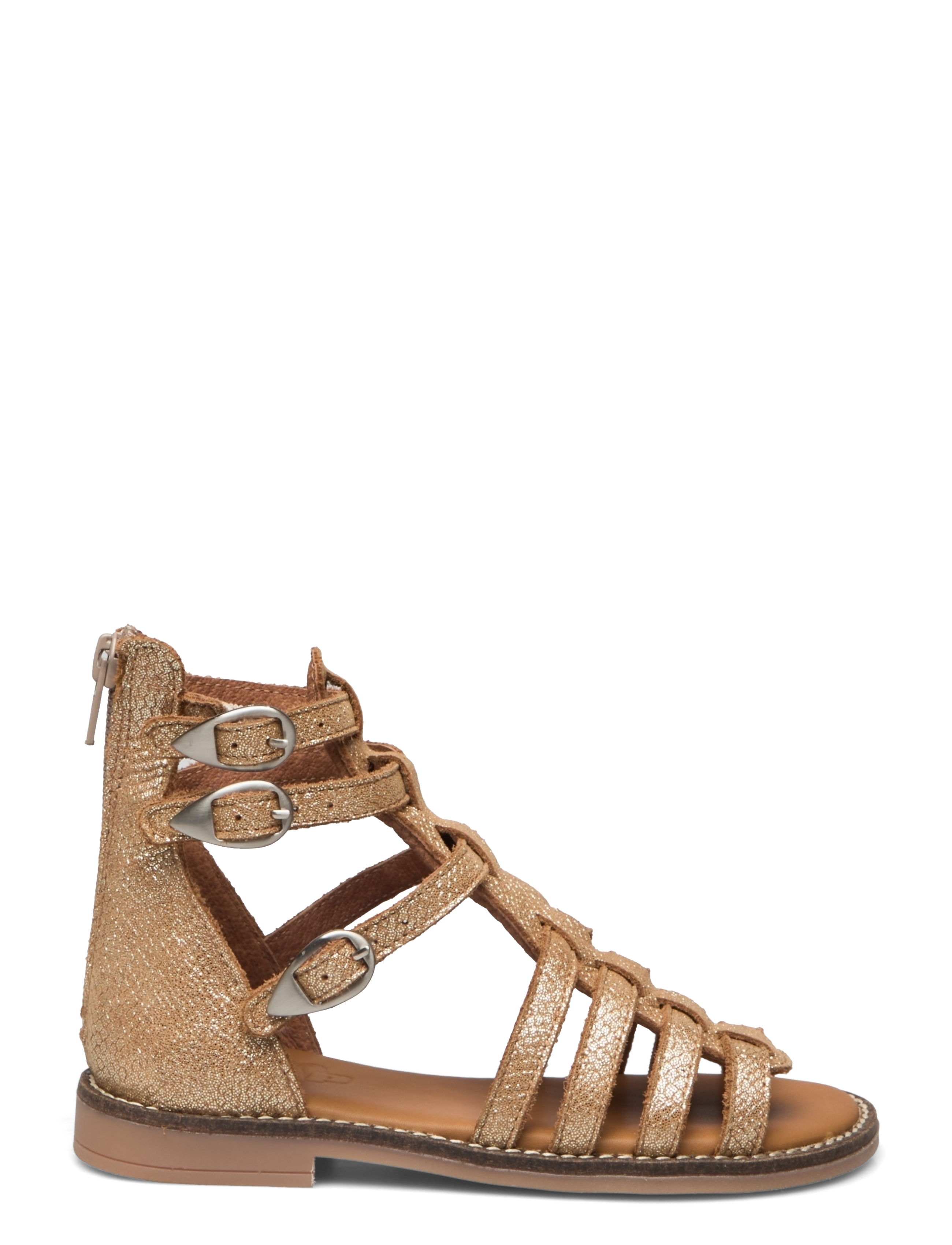 Arauto RAP - HAND MADE OPEN SANDAL - gode sommertilbud - gold snake - 1