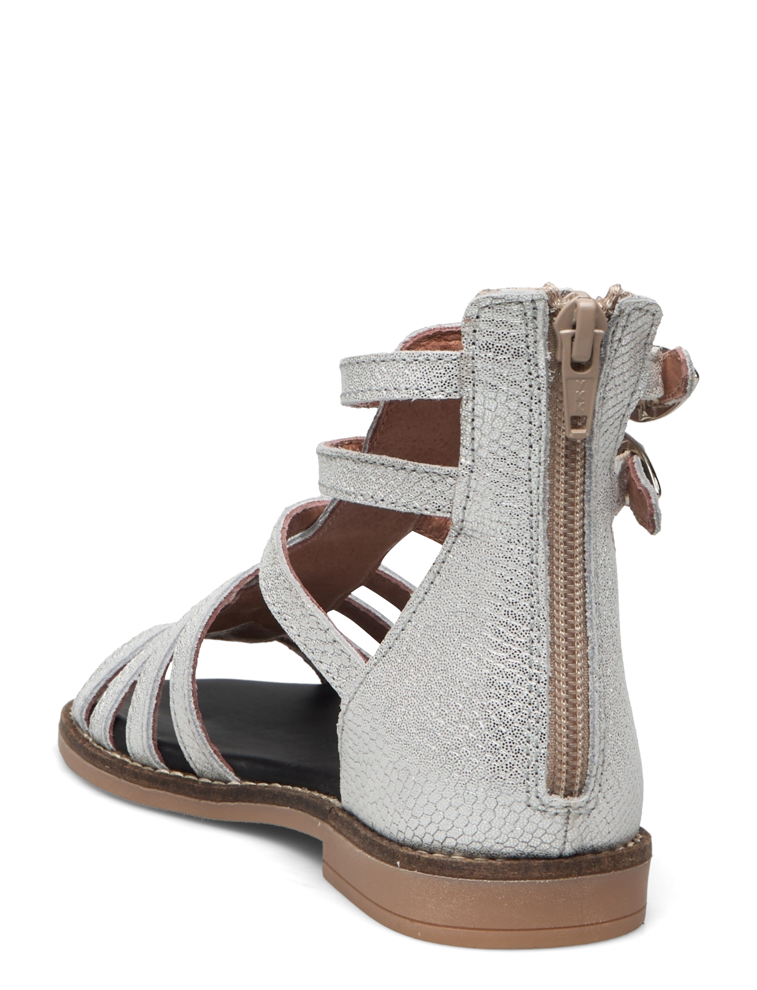 Arauto RAP - HAND MADE OPEN SANDAL - fødselsdagsgaver - silver snake - 2