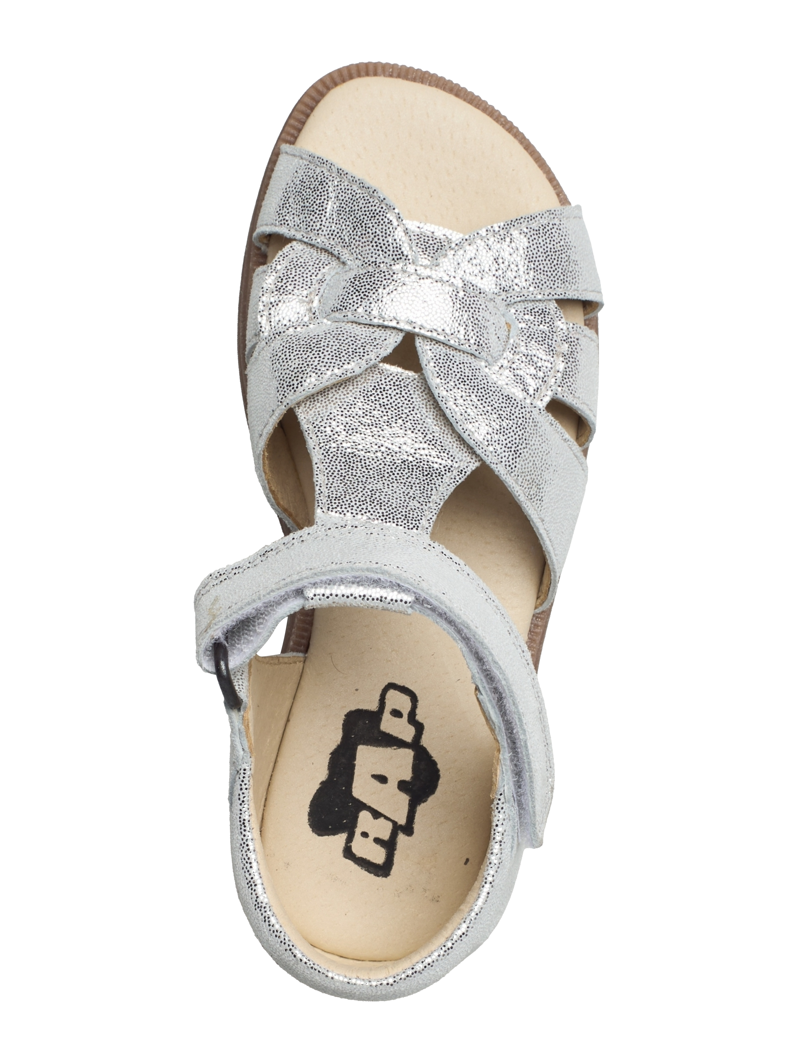 Arauto RAP - HAND MADE OPEN SANDAL - silver - 3