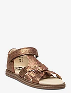 HAND MADE OPEN SANDAL - TORONTO BRONZE