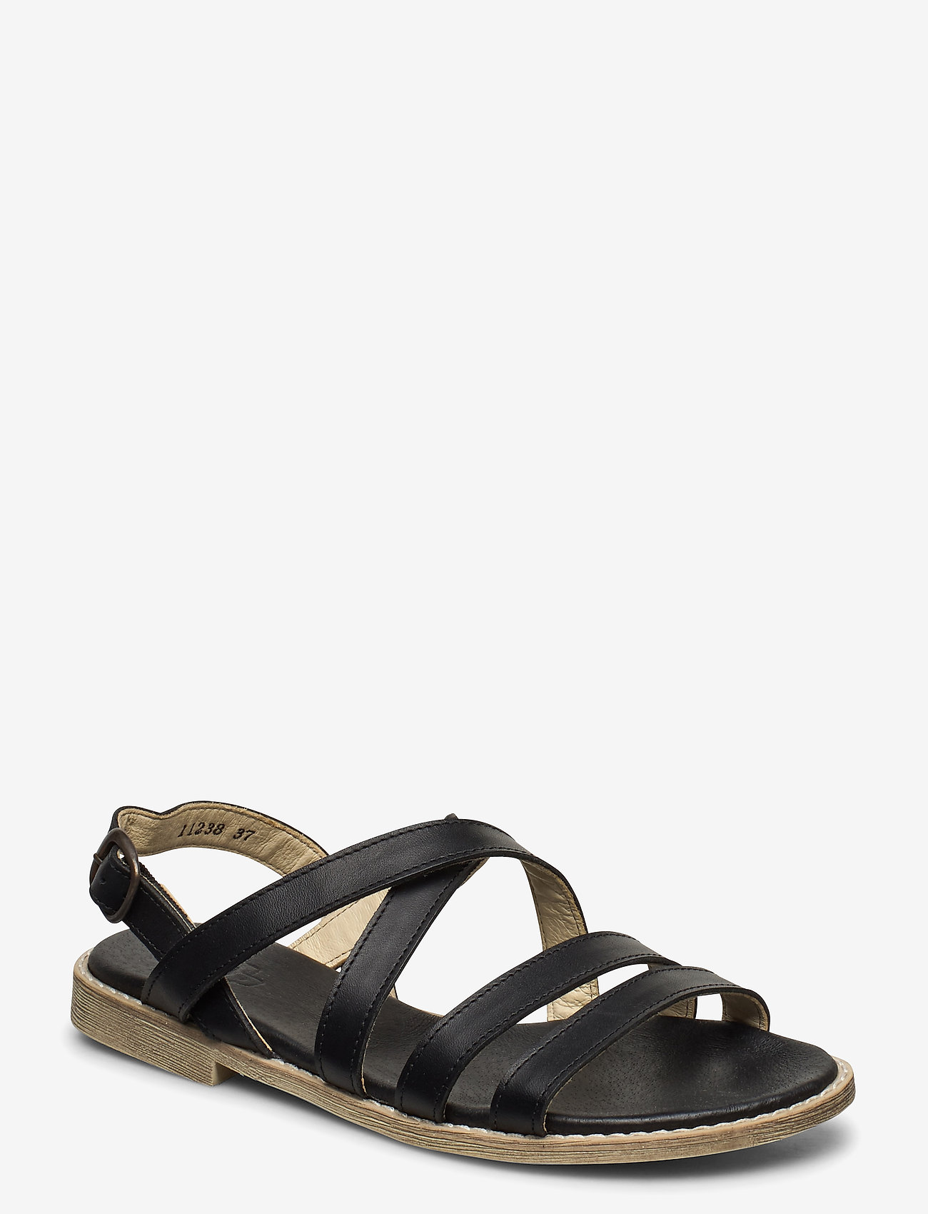 HAND MADE OPEN SANDAL - 01-BLACK
