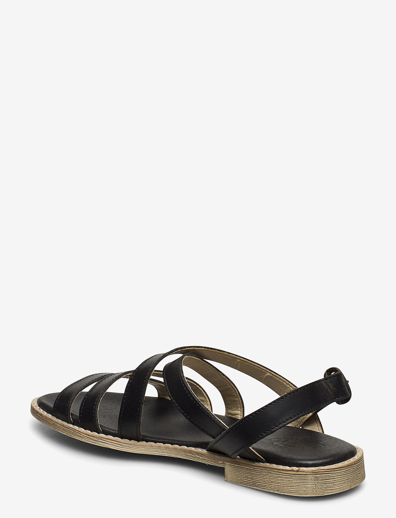 Arauto RAP - HAND MADE OPEN SANDAL - 01-black - 2