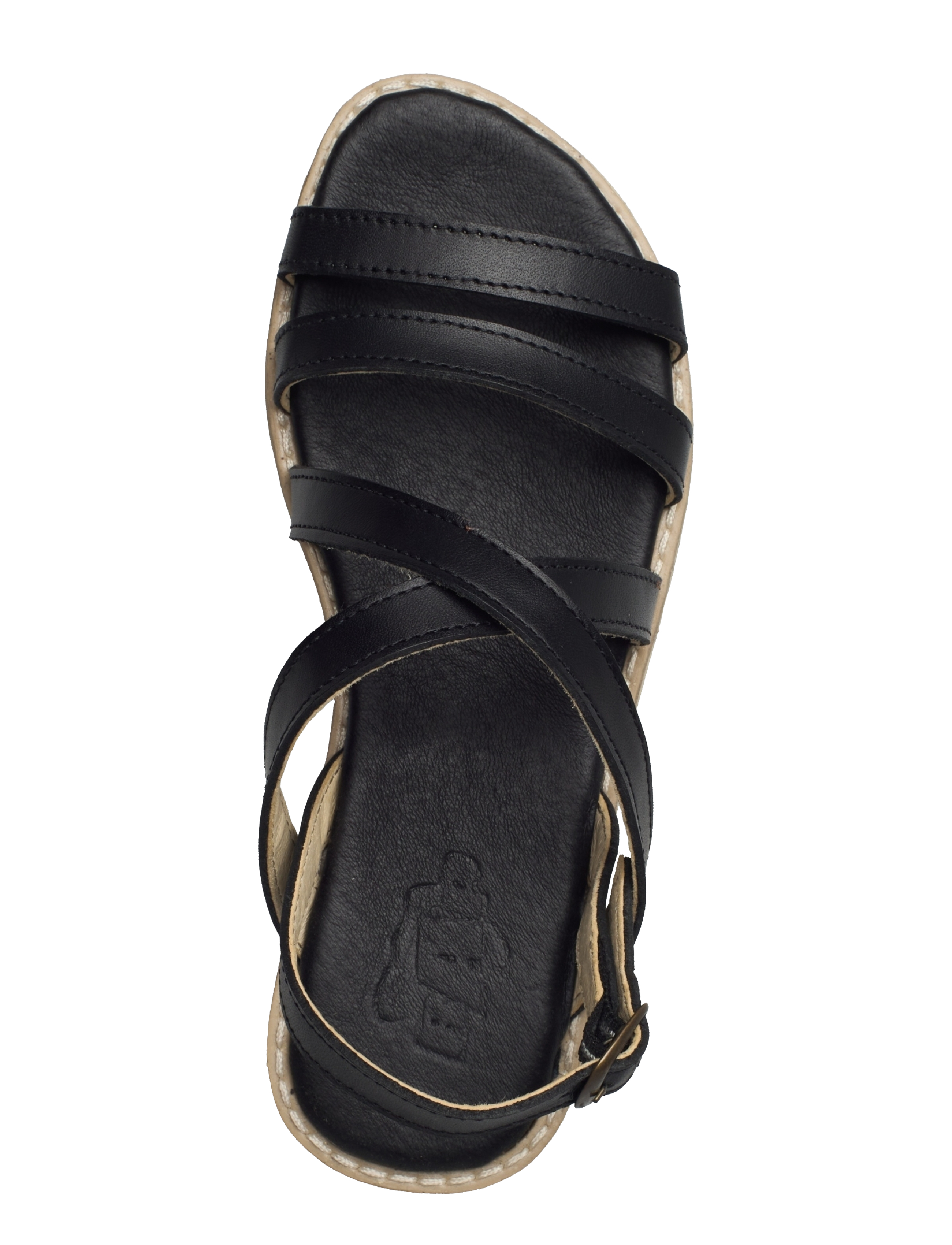 Arauto RAP - HAND MADE OPEN SANDAL - black - 3