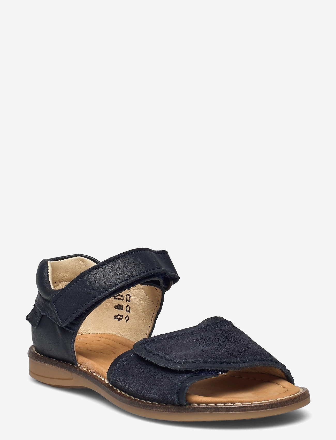 Arauto RAP - HAND MADE OPEN SANDAL - navy milan - 0
