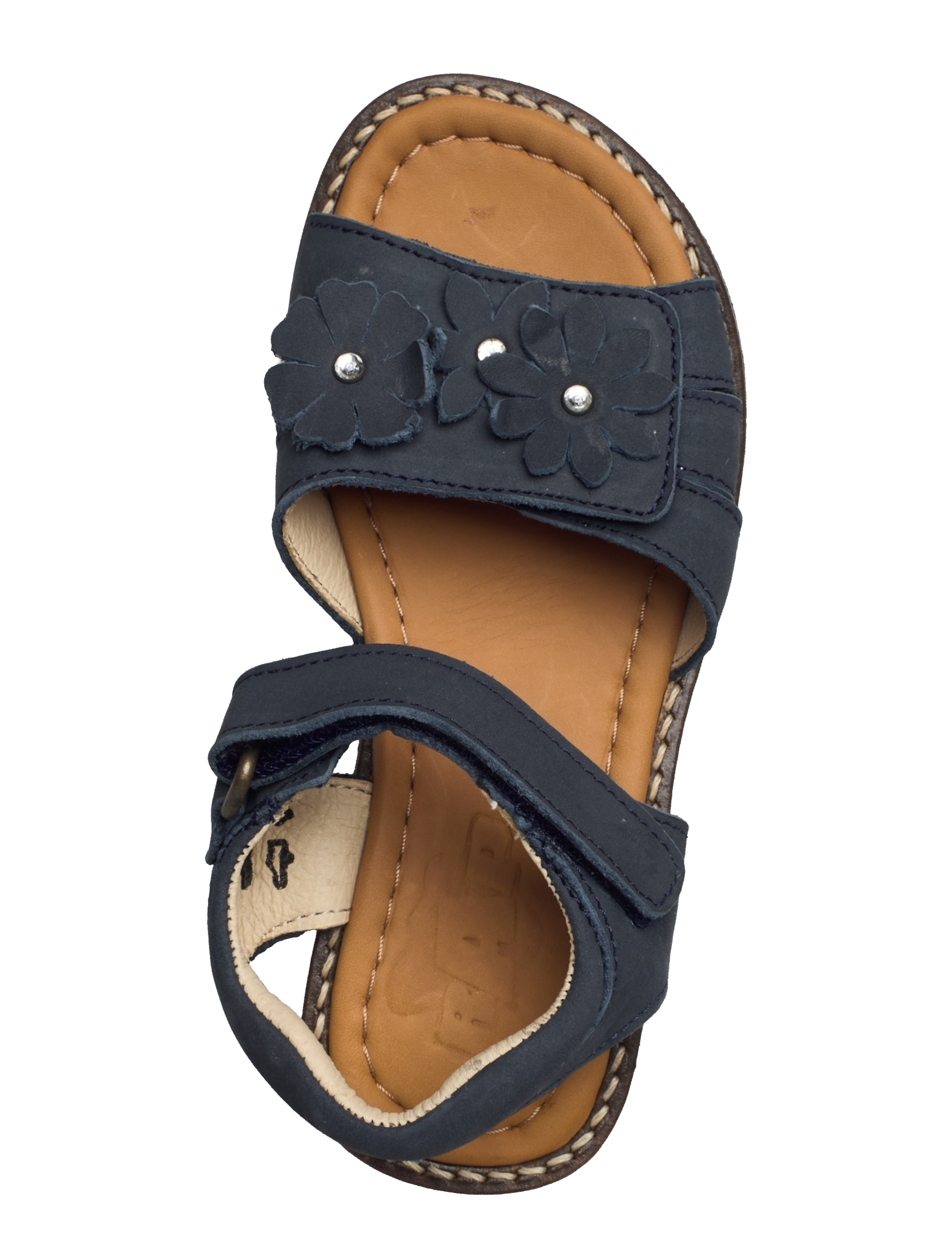 Arauto RAP - HAND MADE OPEN SANDAL - navy nobuk - 3