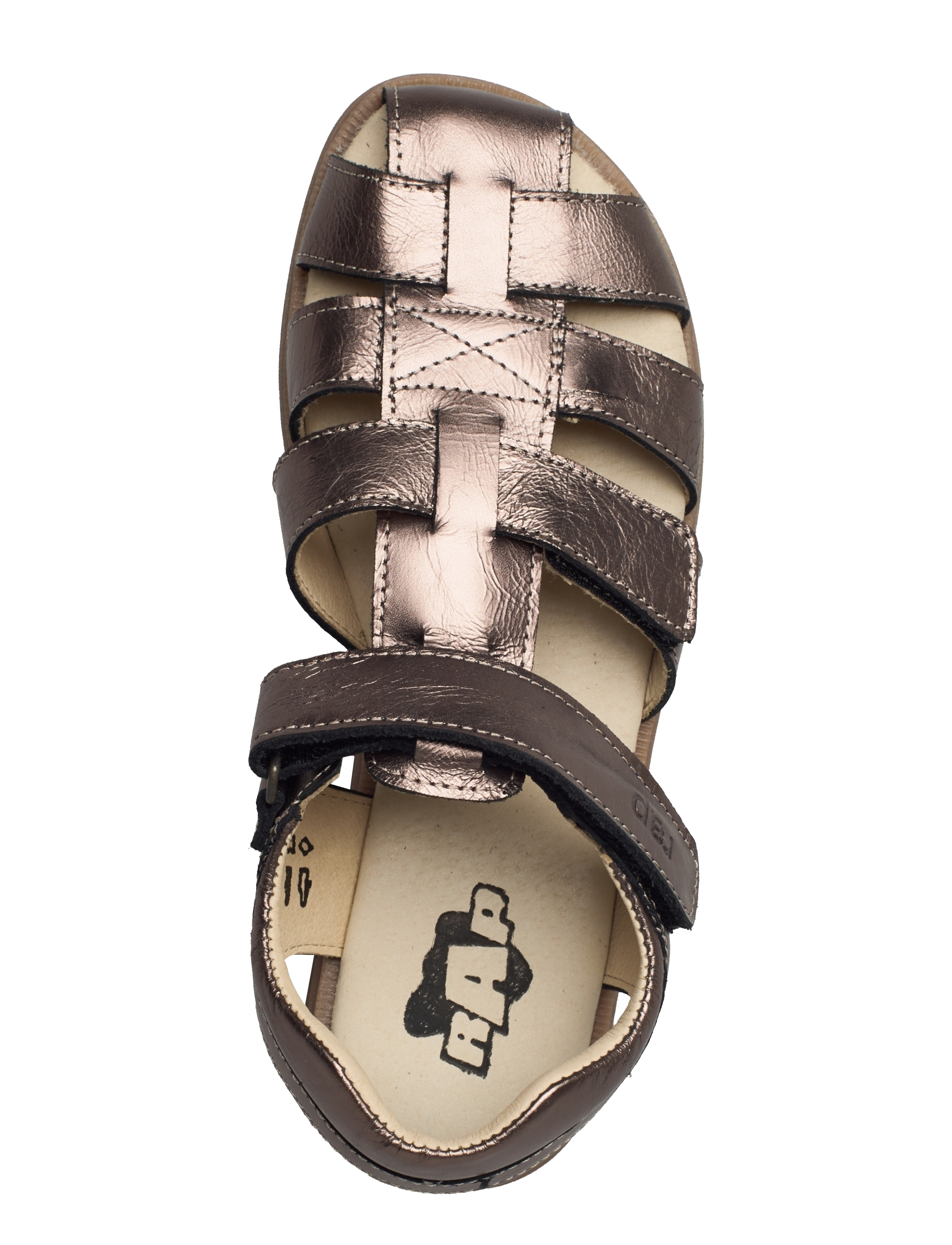 Arauto RAP - HAND MADE OPEN SANDAL - bronze - 3