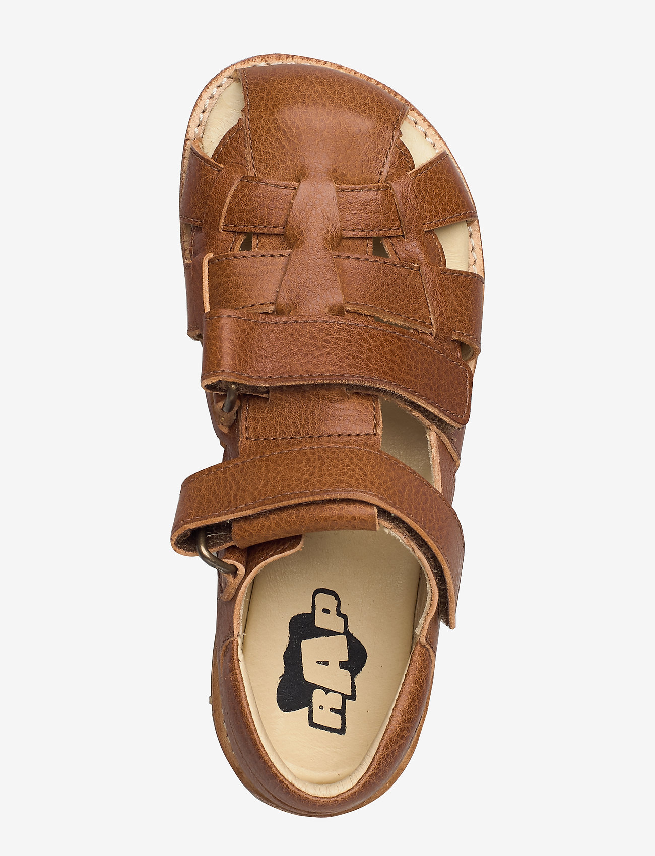 Arauto RAP - ECOLOGICAL CLOSED SANDAL, FOR EXTRA WIDE FEETS - 39-cognac - 3