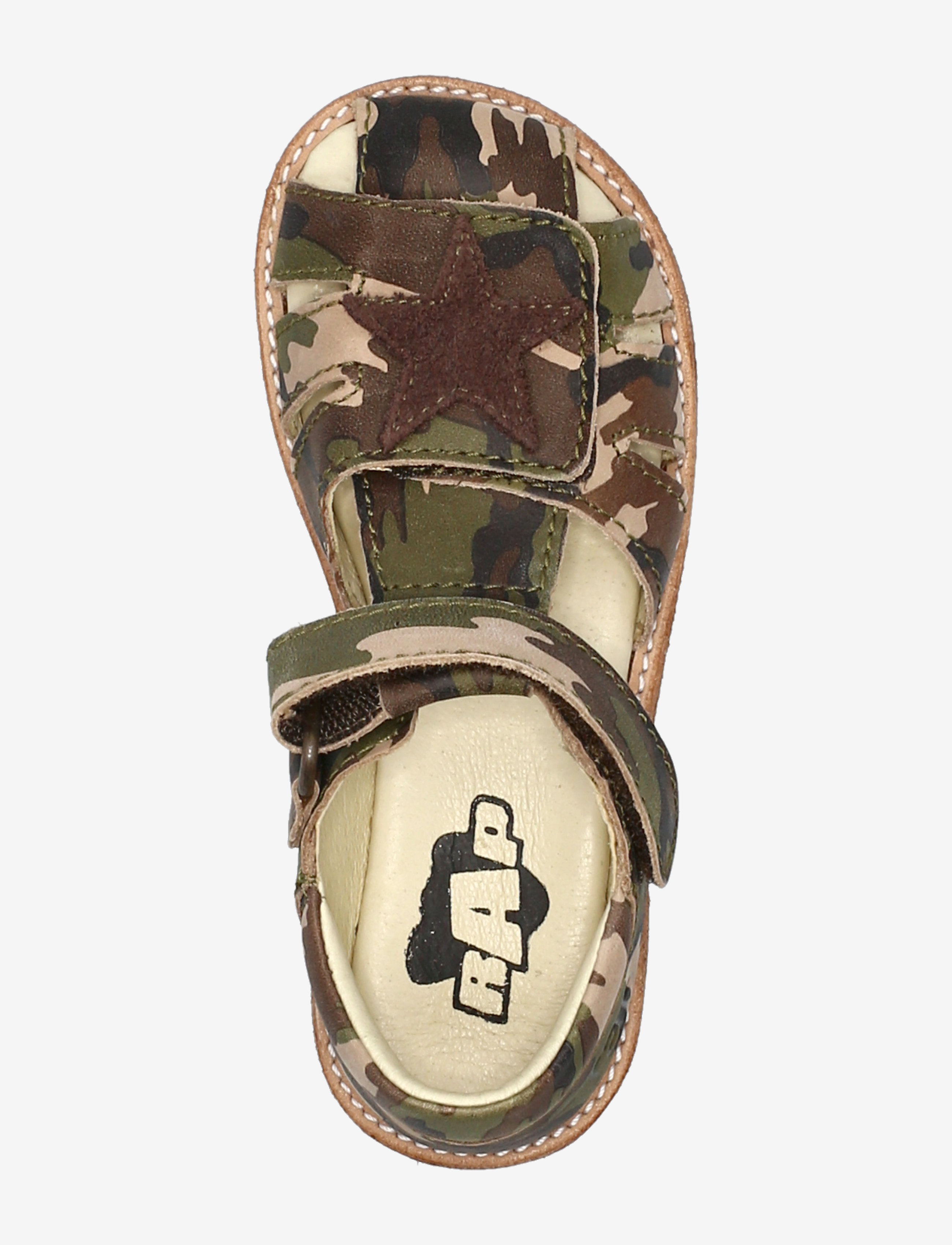 Arauto RAP - ECOLOGICAL HAND MADE Closed Sandal - green army - 3