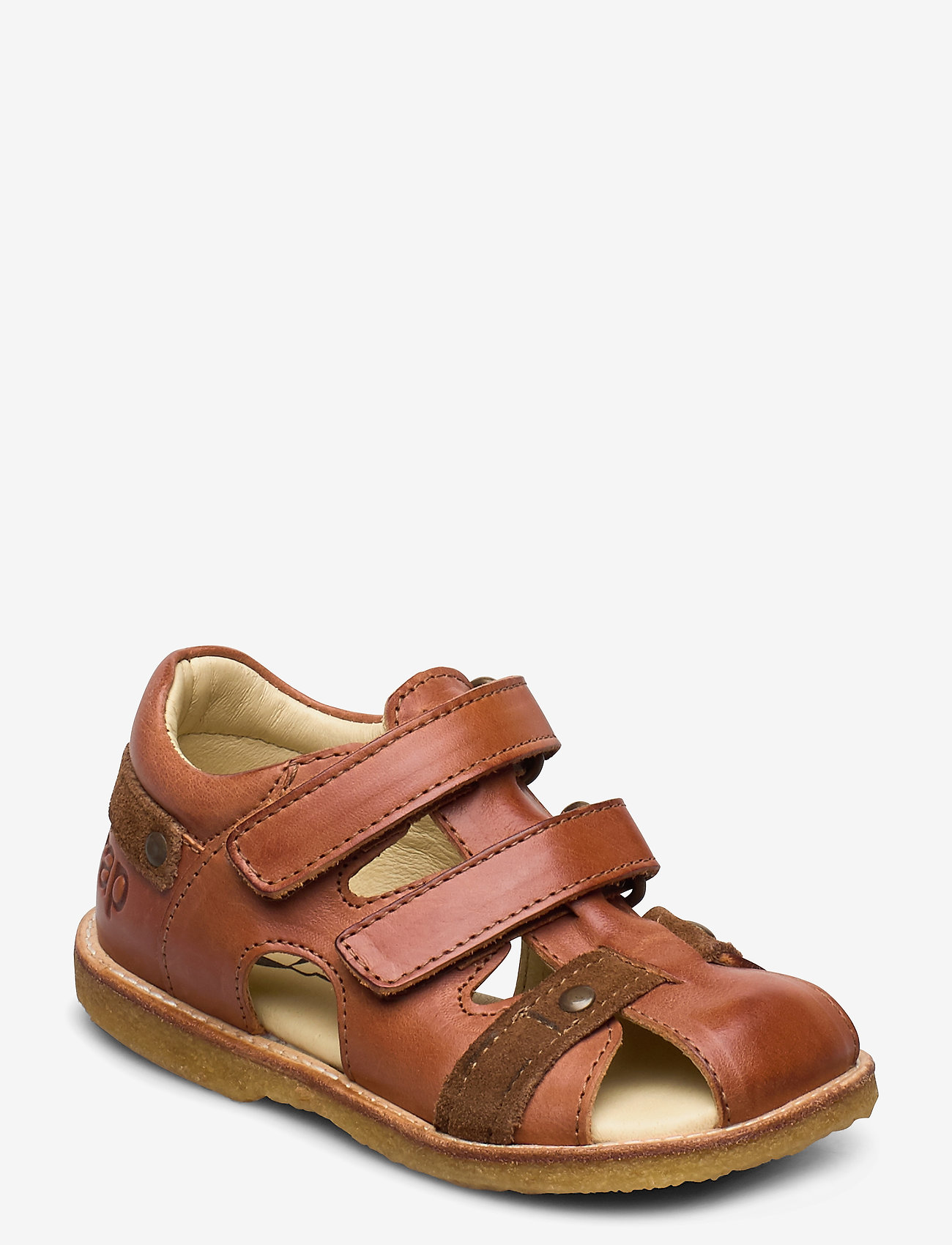 ECOLOGICAL HAND MADE Closed Sandal - 11-COGNAC TUSCANI