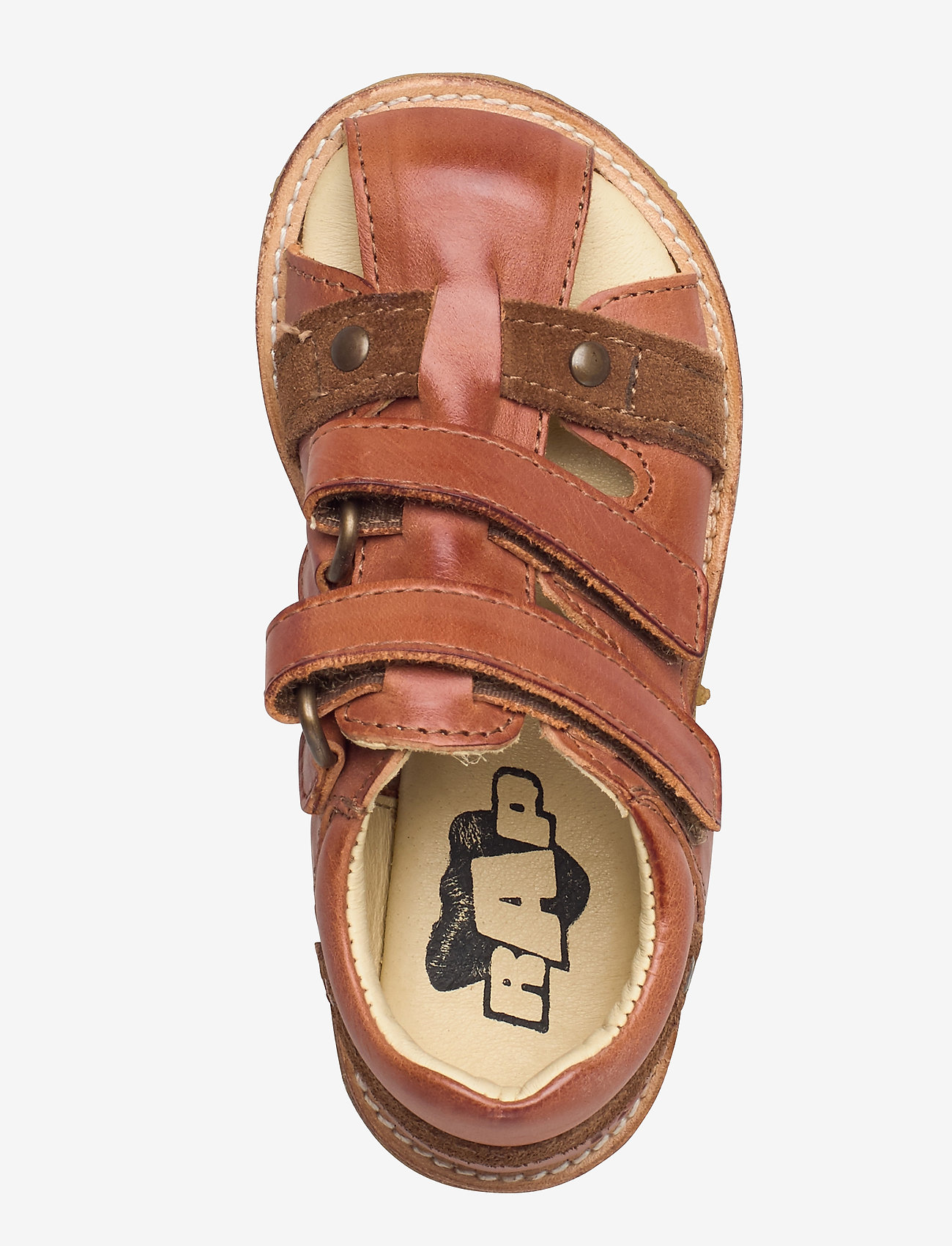Arauto RAP - ECOLOGICAL HAND MADE Closed Sandal - 11-cognac tuscani - 3