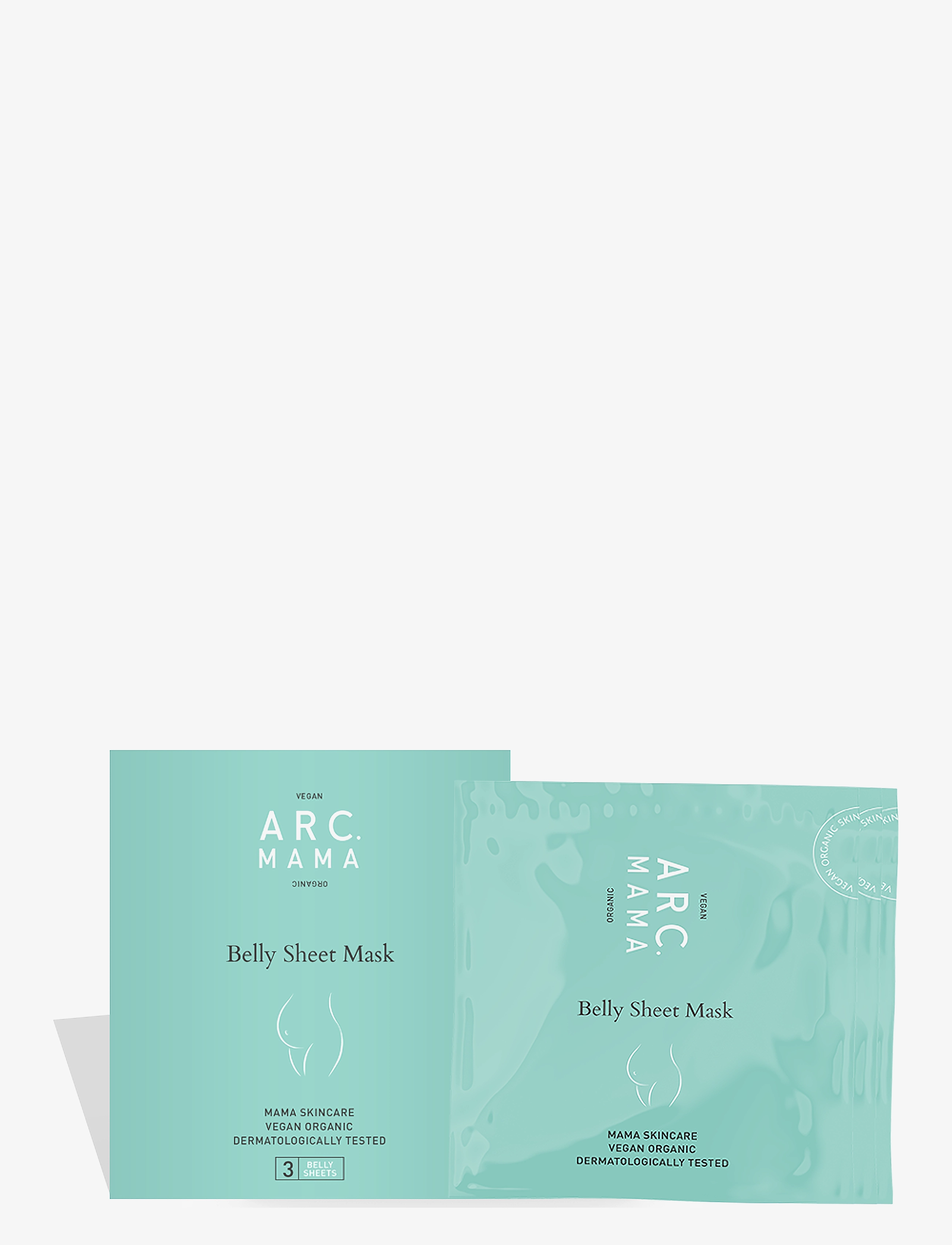 ARC Of SWEDEN Arc Mama Belly Sheet Mask, Sheetmaske, Nude, Str: ONE SIZE