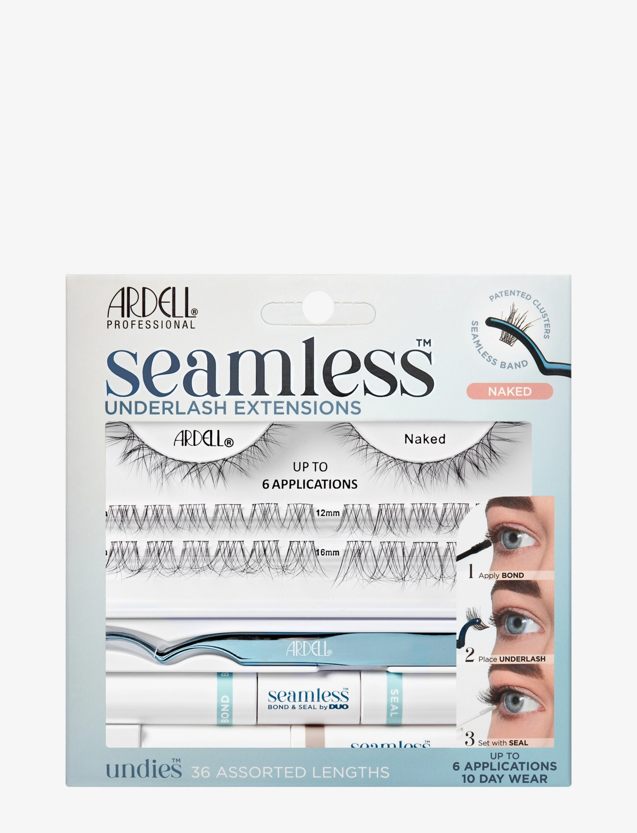 Ardell Seamless Extensions Kit Naked, Vippe, Nude, Str: ONE SIZE