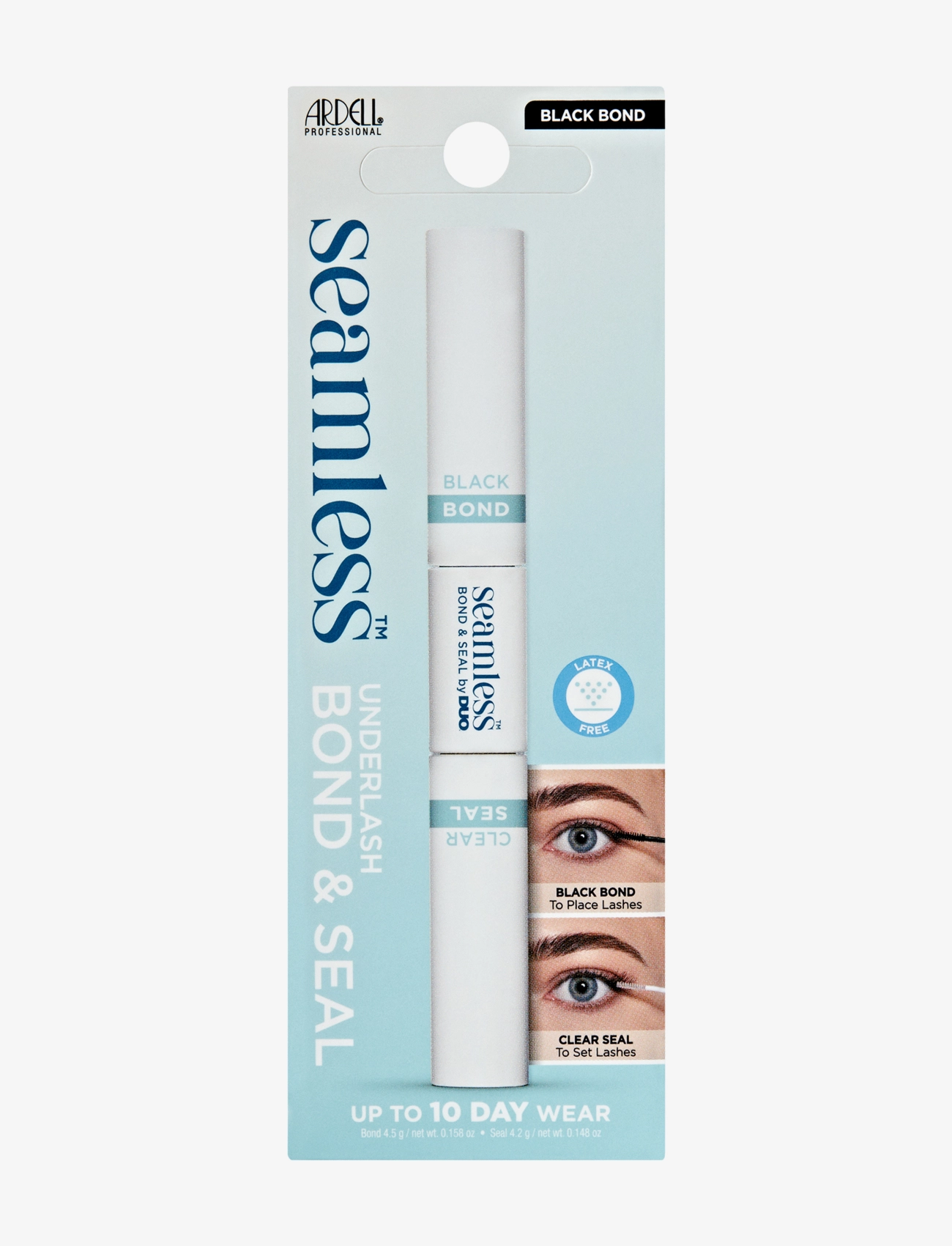 Ardell Seamless Bond & Seal - Lösögonfransar - BLACK/CLEAR / black
