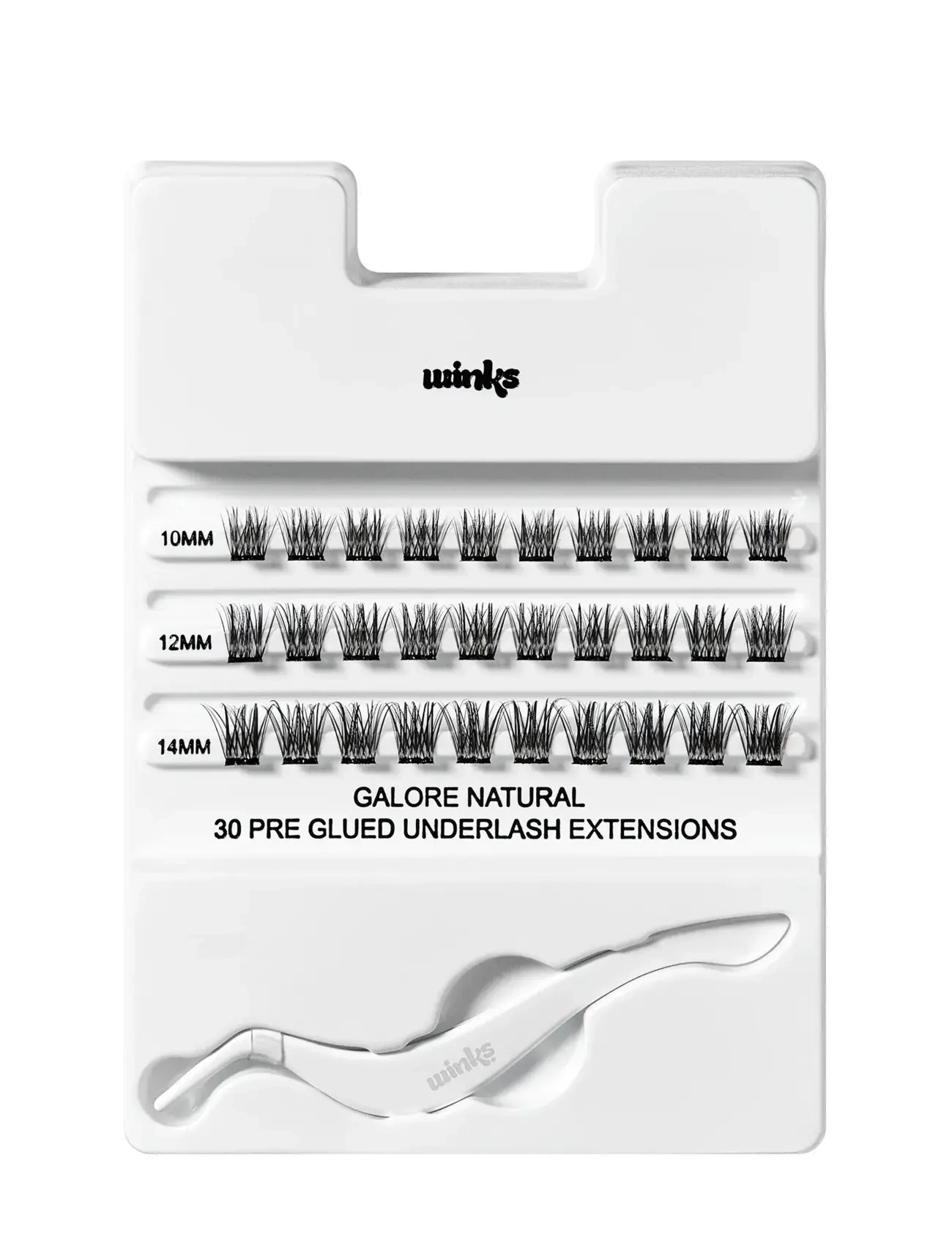Ardell - Winks Press On Underlash Extensions Galore Natural - sminke - black - 2