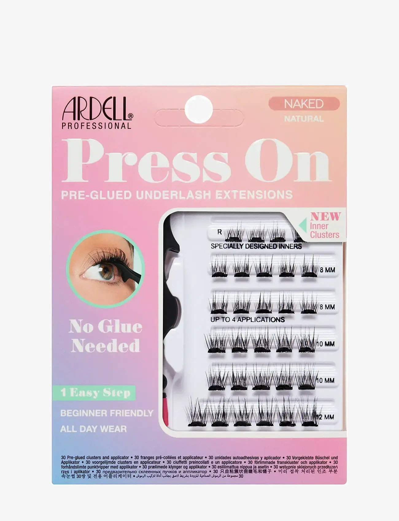Ardell - Naked Press On Underlash Extensions Natural - makeup - black - 0