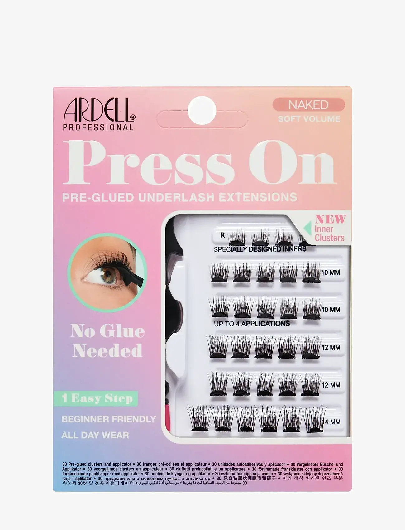 Ardell - Naked Press On Underlash Extensions Soft Volume - makeup - black - 0