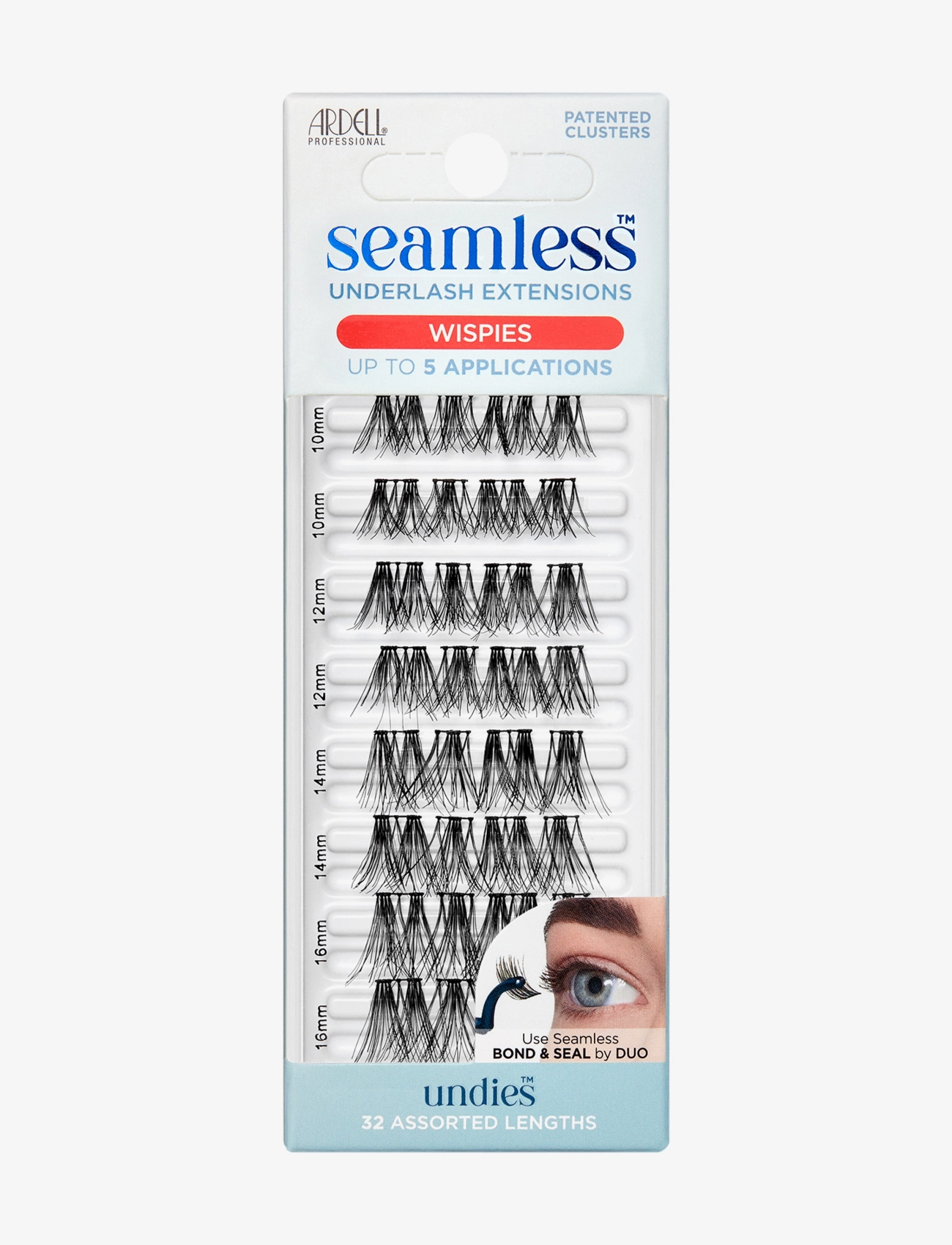 Ardell Seamless Refill Wispies, One Size, Black, Øjne > Vipper, Dame