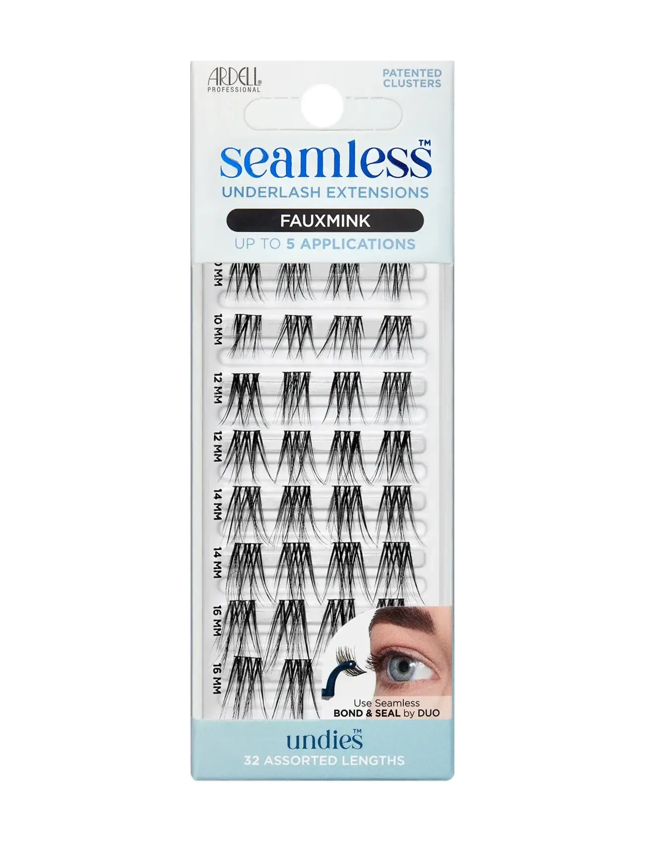 Ardell Seamless Refill Faux Mink, Vippe, Sort, Str: ONE SIZE