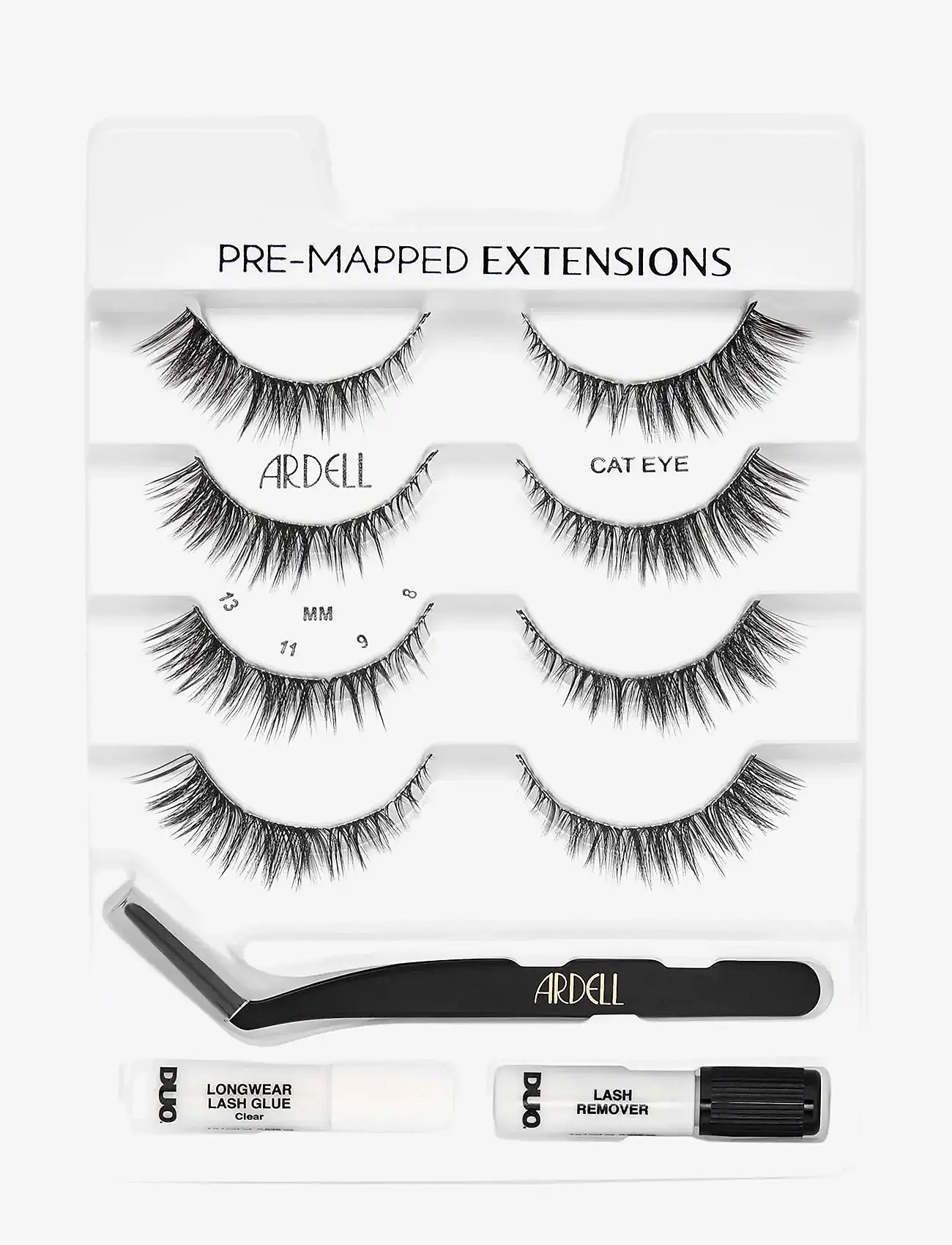 Ardell - Pre-Mapped Extensions Cat Eye - festtøj til outletpriser - black - 2