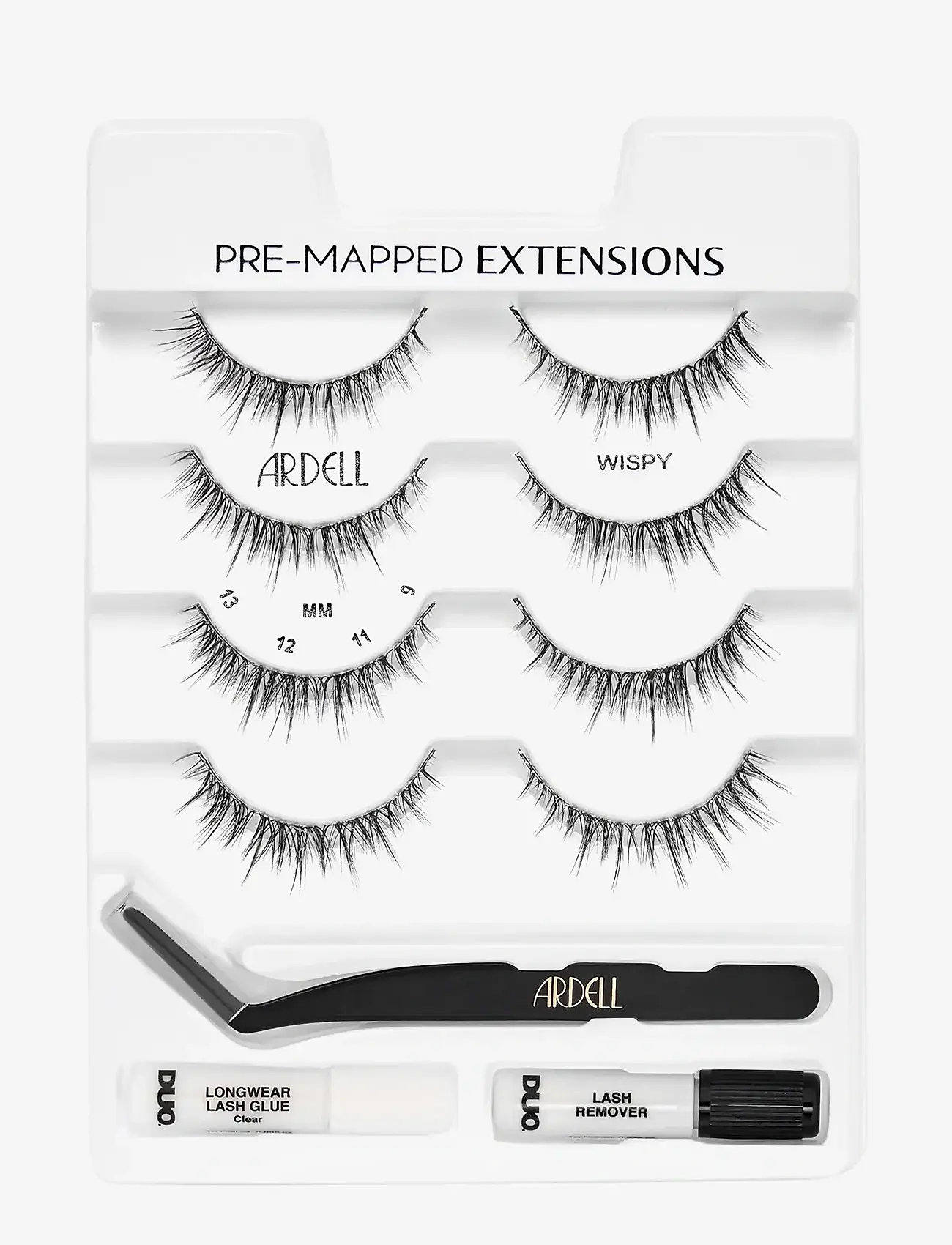 Ardell - Pre-Mapped Extensions Wispy - makeup - black - 2