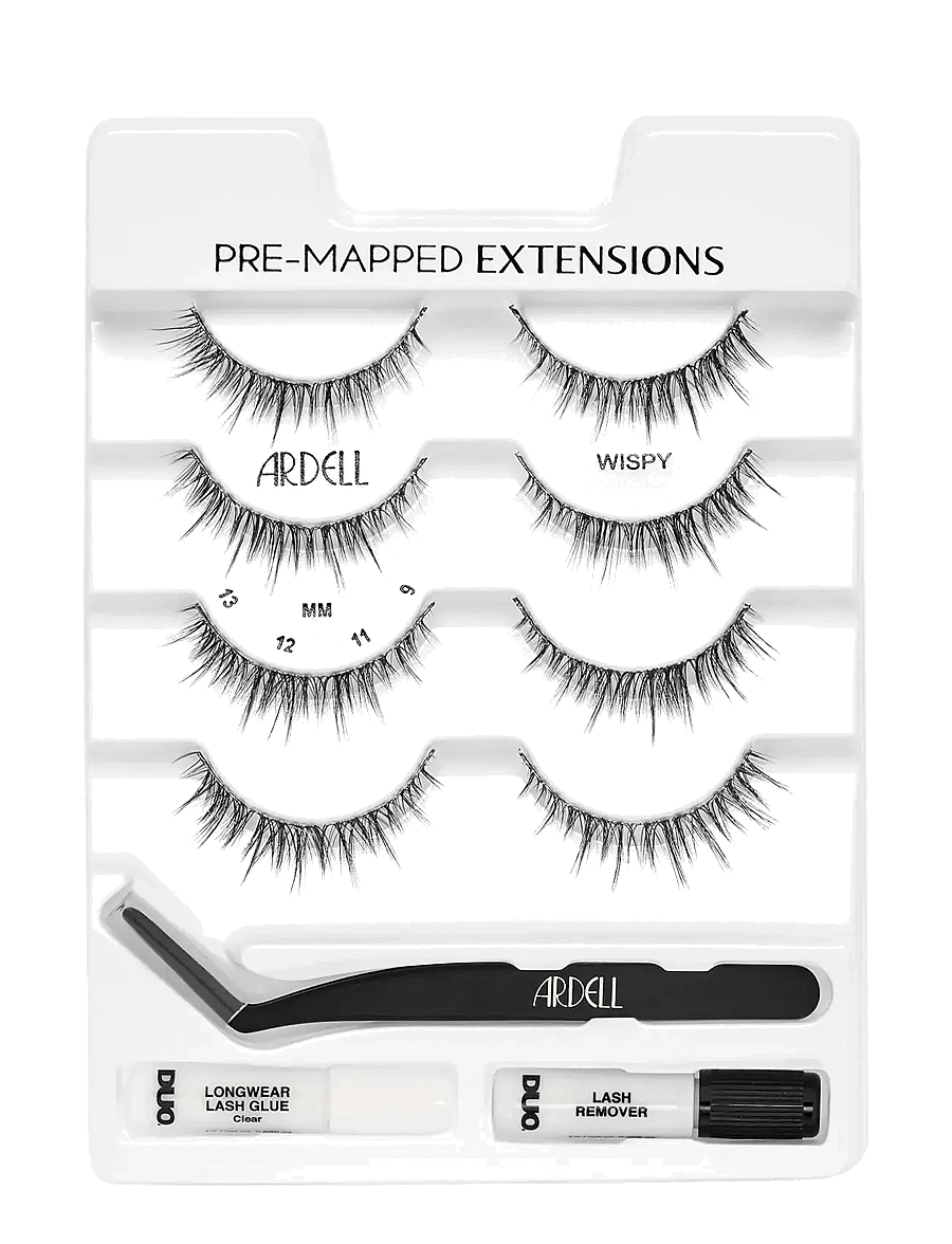 Ardell - Pre-Mapped Extensions Wispy - makeup - black - 2
