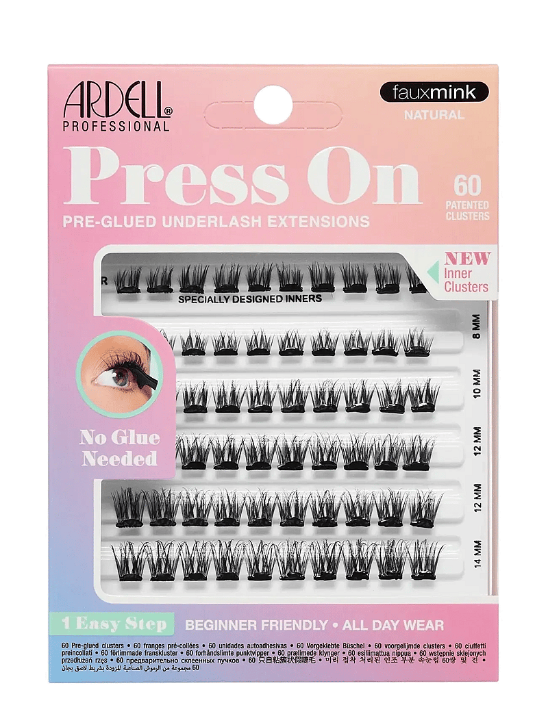 Ardell - Press On Faux Mink Natural Multipack - makeup - black - 0
