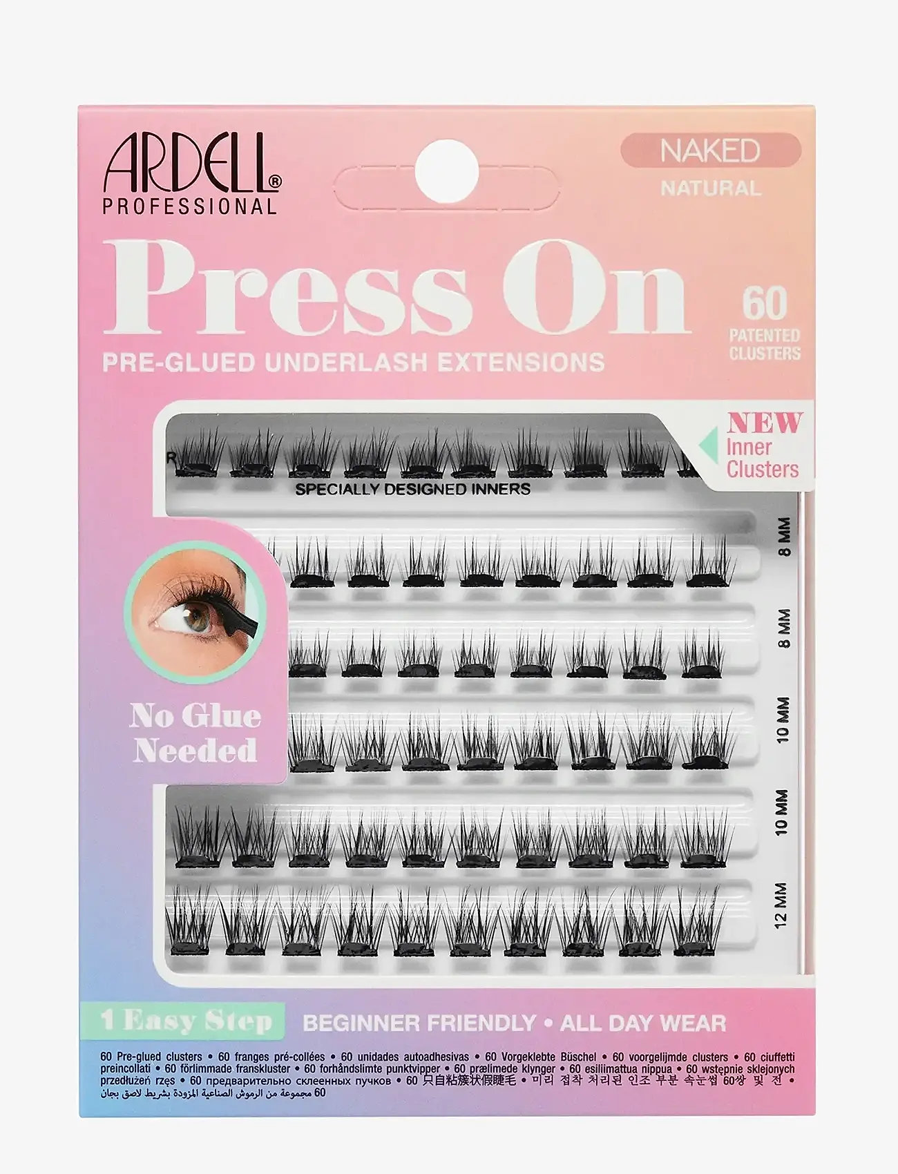 Ardell - Press On Naked Natural Multipack - makeup - black - 0