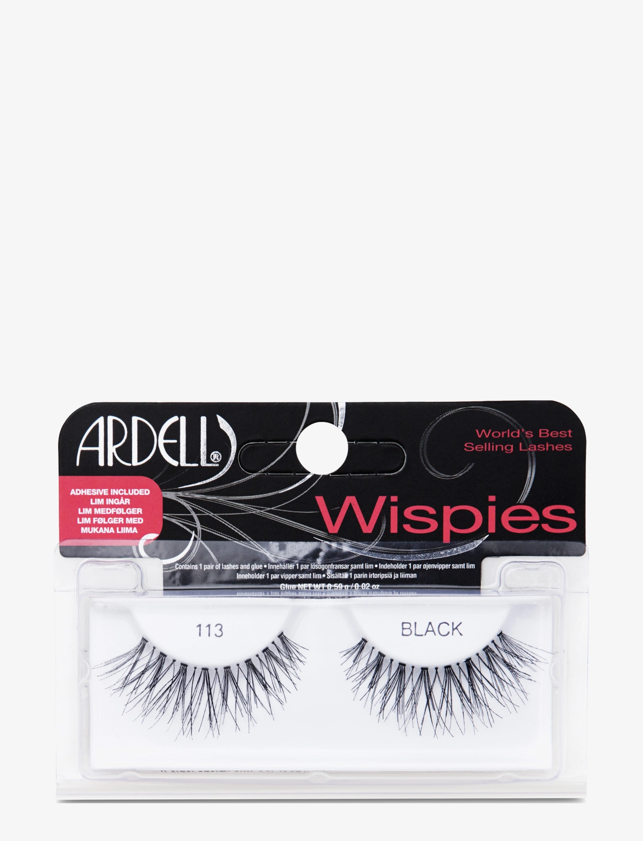 Ardell Wispies 113, One Size, Black, Øjne > Vipper, Dame