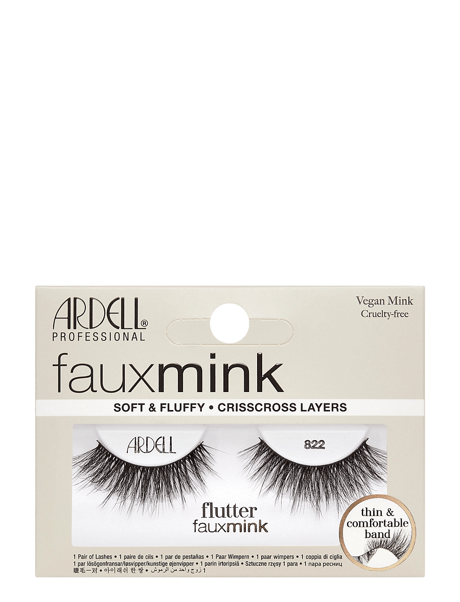 Ardell - Faux Mink Flutter 822 - makeup - no color - 1