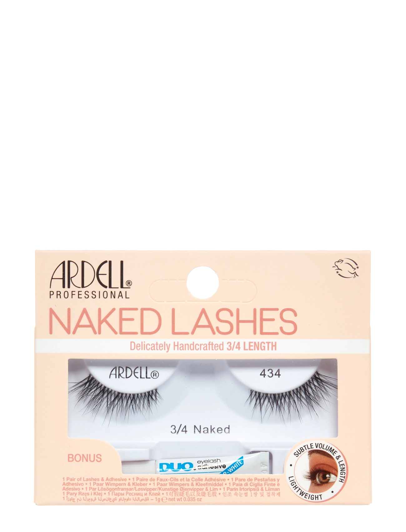 Ardell Naked Lash 3/4 Length 434 - Ripsmed - NO COLOR / undefined