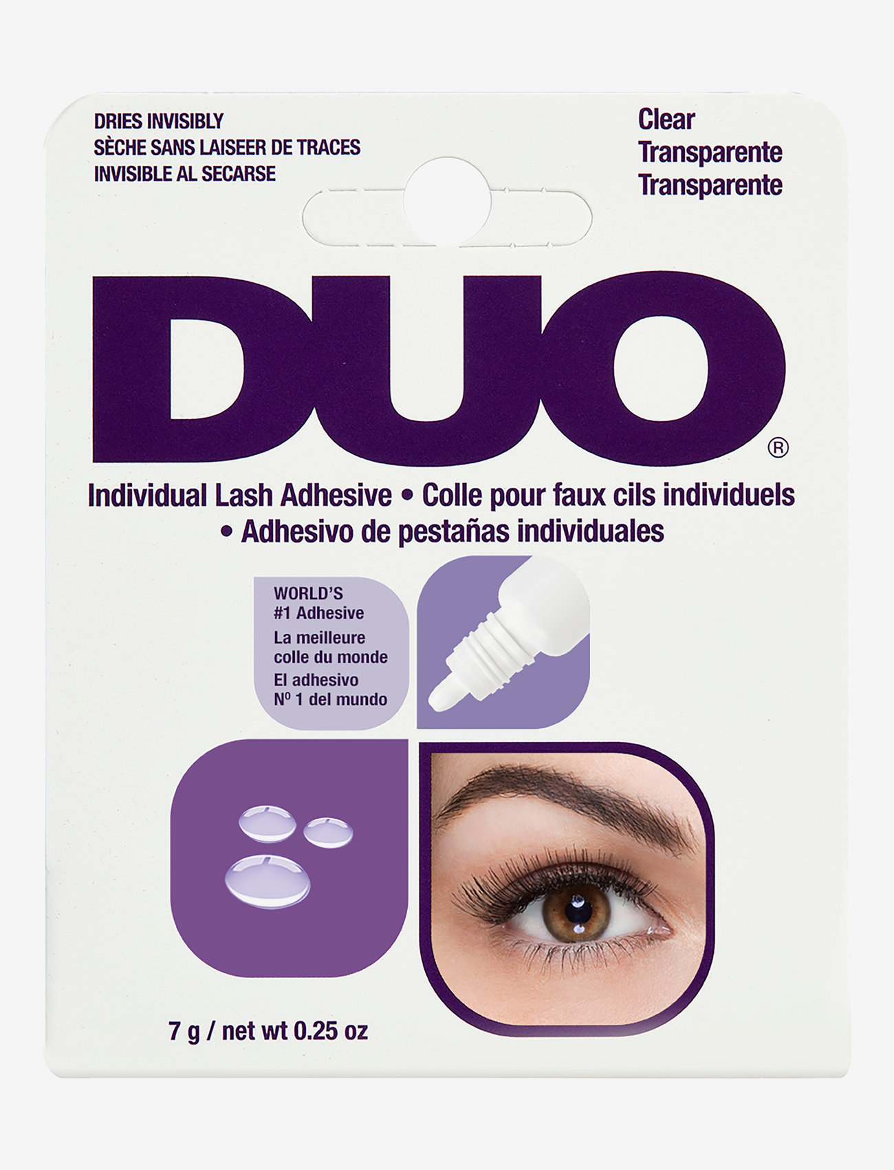 Ardell - DUO Individual Adhesive Clear - bliv klar til date night - clear - 0