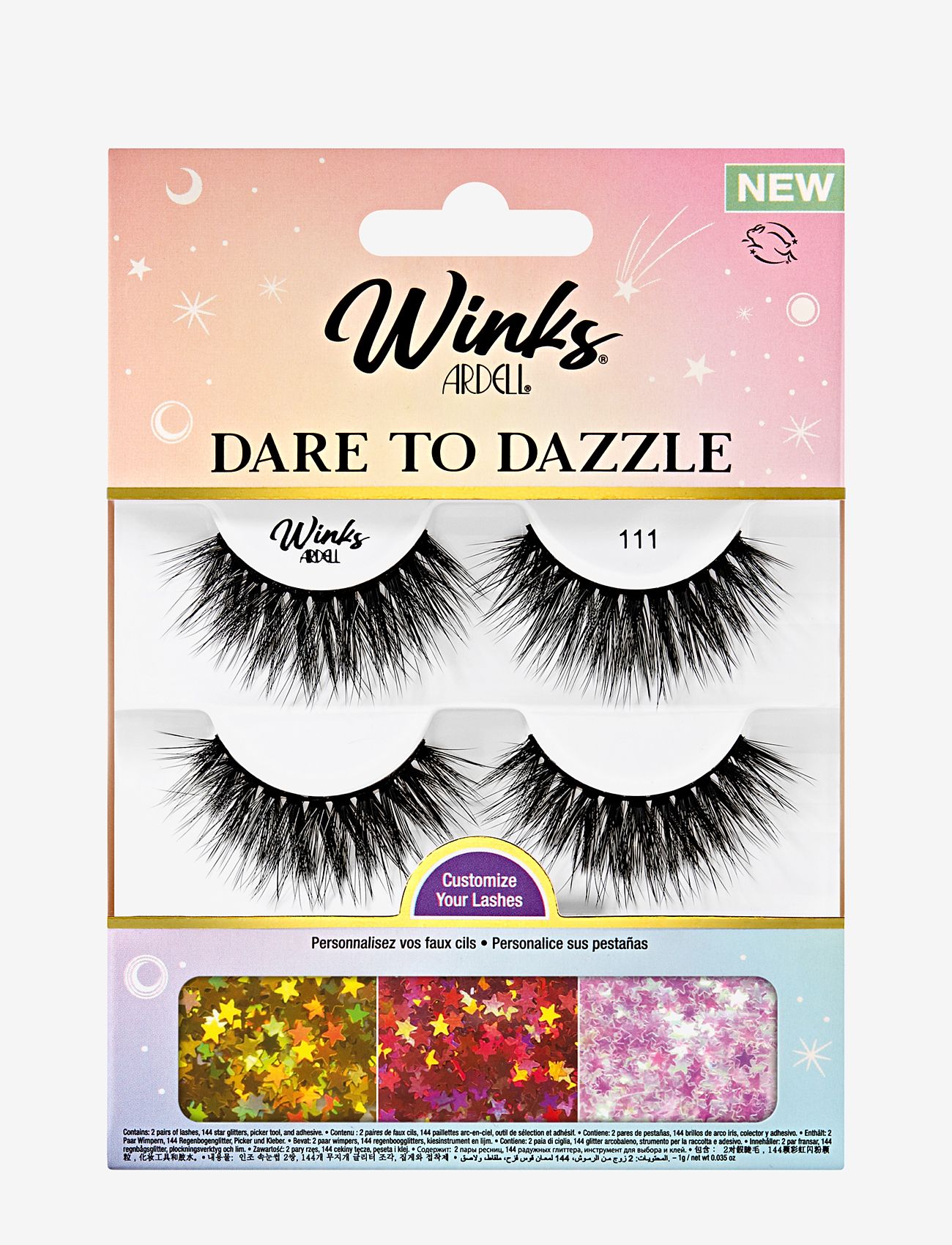Ardell - Winks Dare to Dazzle 111 Stars - meikit - black - 0