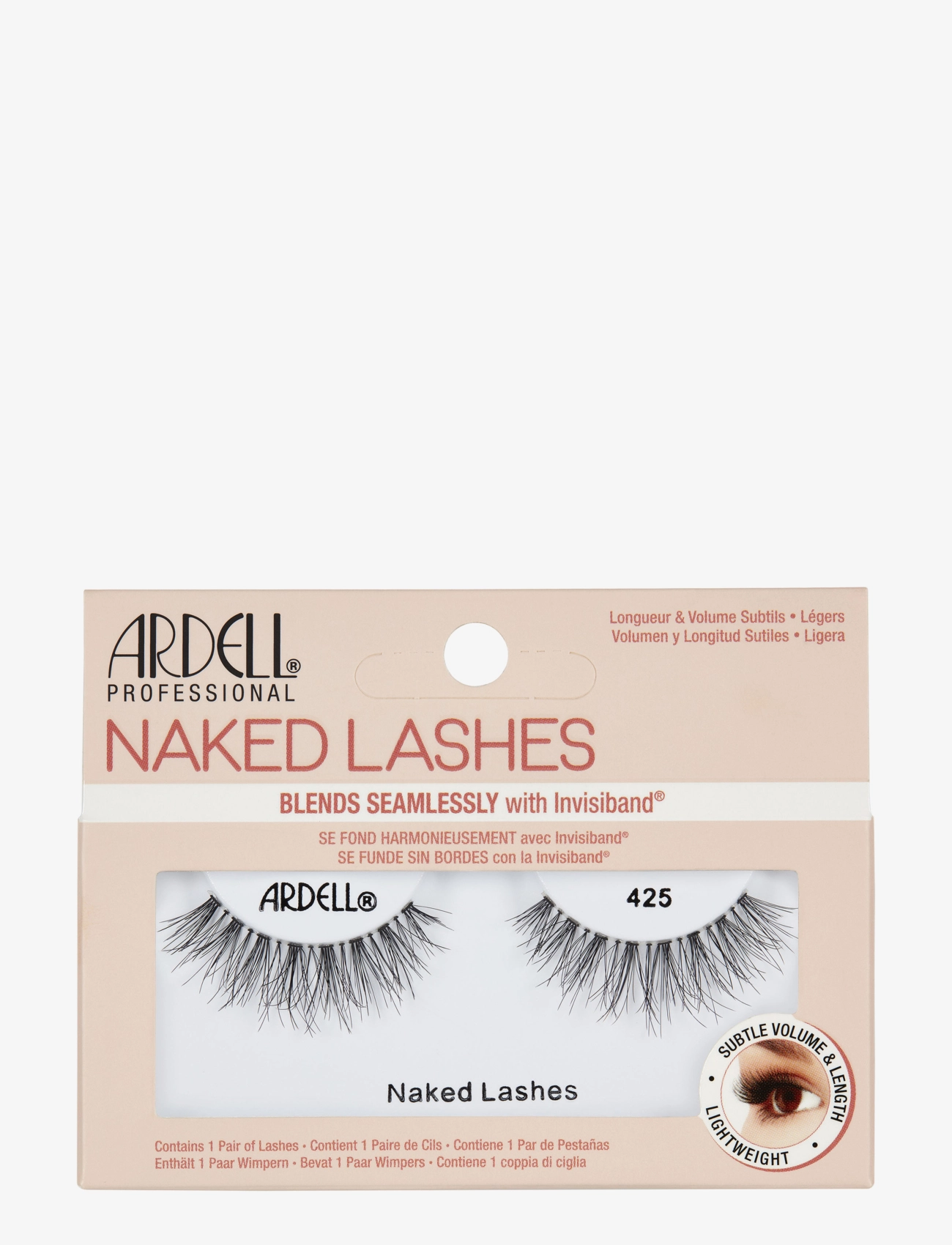 Ardell Naked Lash 425, One Size, Black, Øjne > Vipper, Dame