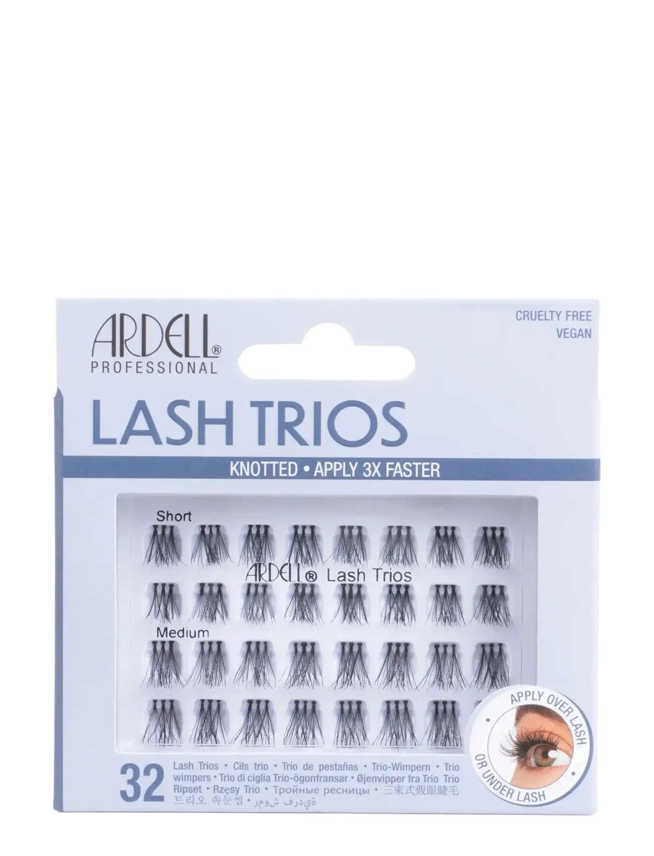 Ardell Lash Trios Combo Pack, Vippe, Sort, Str: ONE SIZE